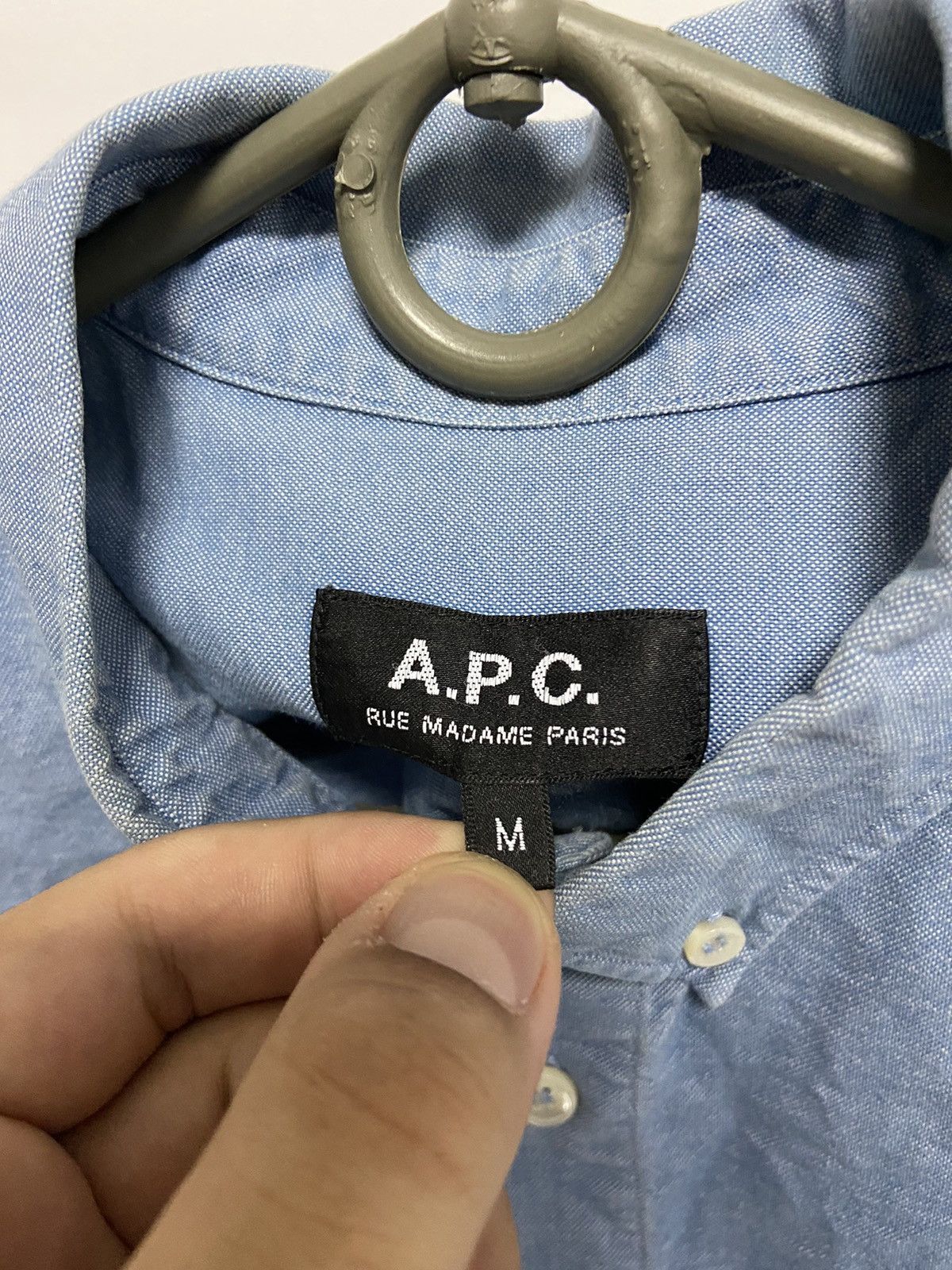 A.P.C. × Vintage APC Shirts Button Ups Vintage Y2K Luxury Size US M / EU 48-50 / 2 - 5 Thumbnail