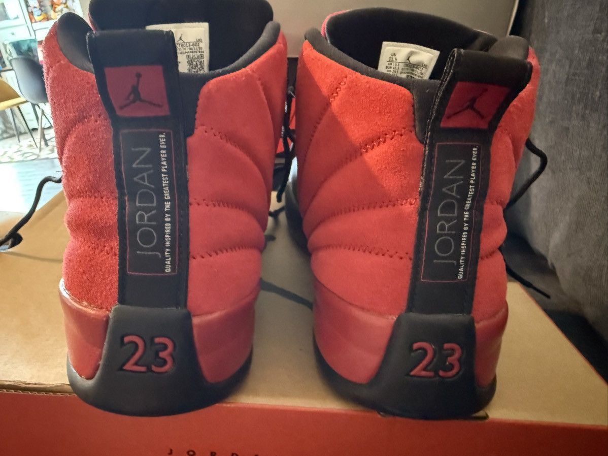 Jordan Brand Air Jordan 12 Retro Reverse Flu Game Size US 11.5 / EU 44-45 - 7 Thumbnail
