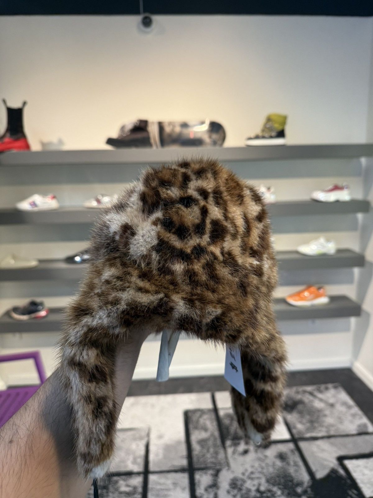 Dolce & Gabbana Dolce & Gabbana Cheetah Print Hat Size ONE SIZE - 3 Thumbnail