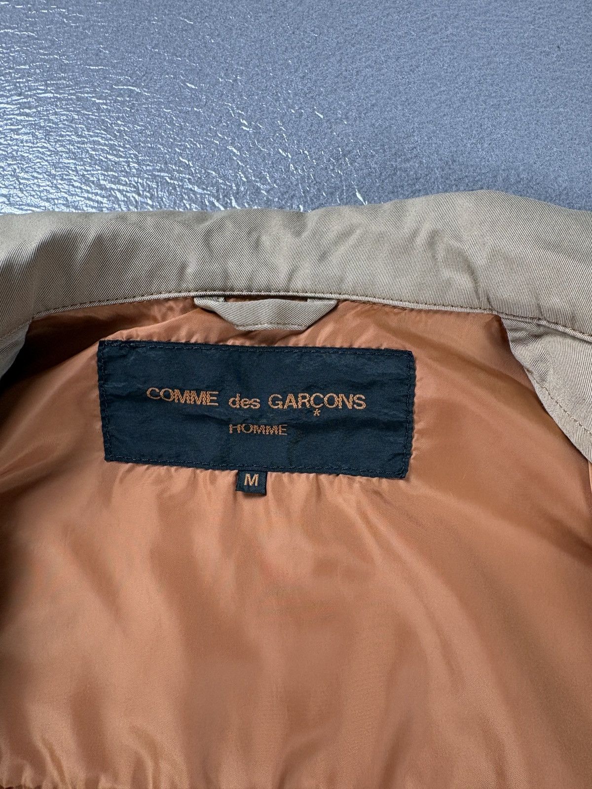 Comme des Garcons Comme des Garcons AW15 Homme Button Up Coat Beige Size US M / EU 48-50 / 2 - 6 Thumbnail