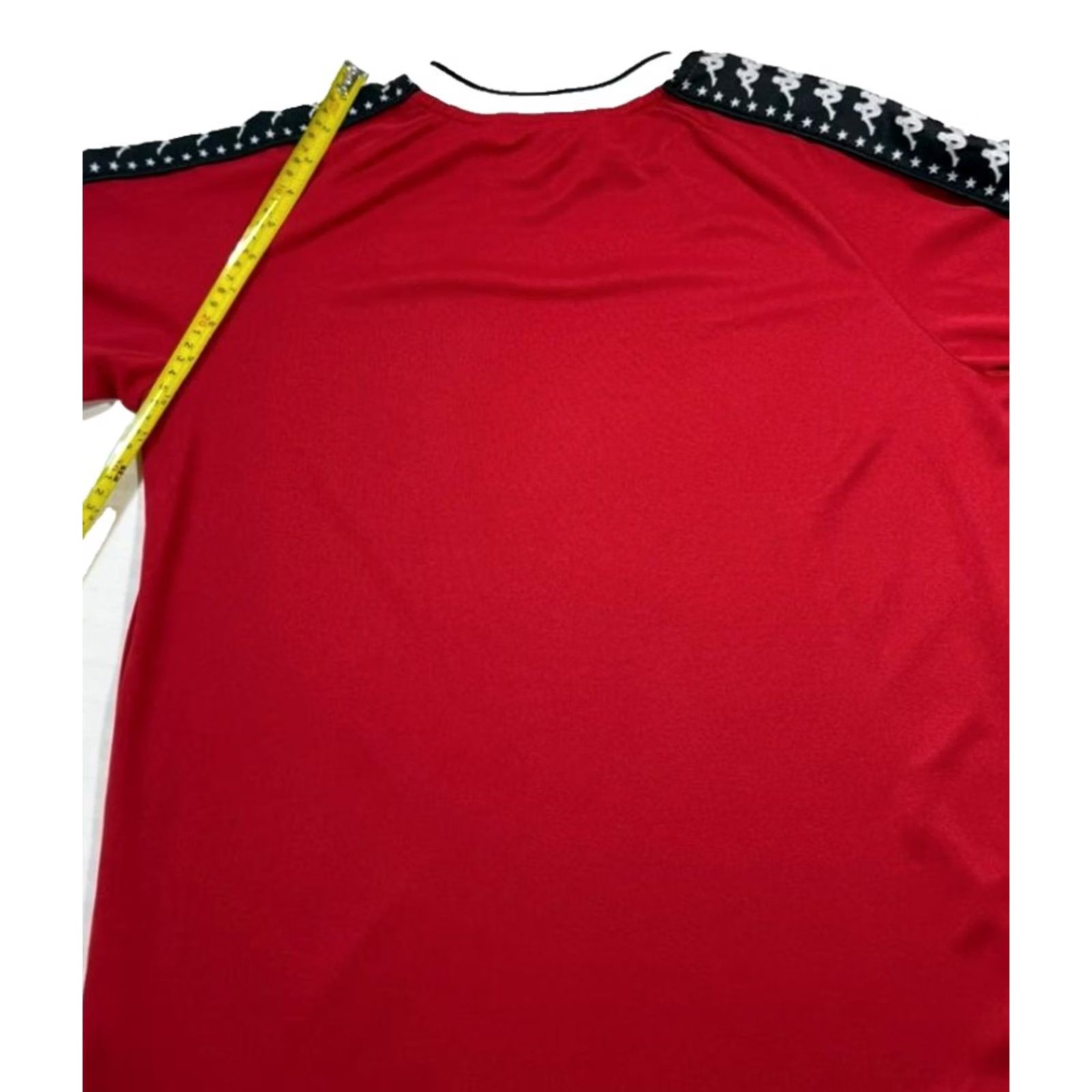 Kappa Kappa Men Red Banda Long Sleeve Shirt White Logo Taped Sleeves Stars Size M Size US M / EU 48-50 / 2 - 7 Thumbnail
