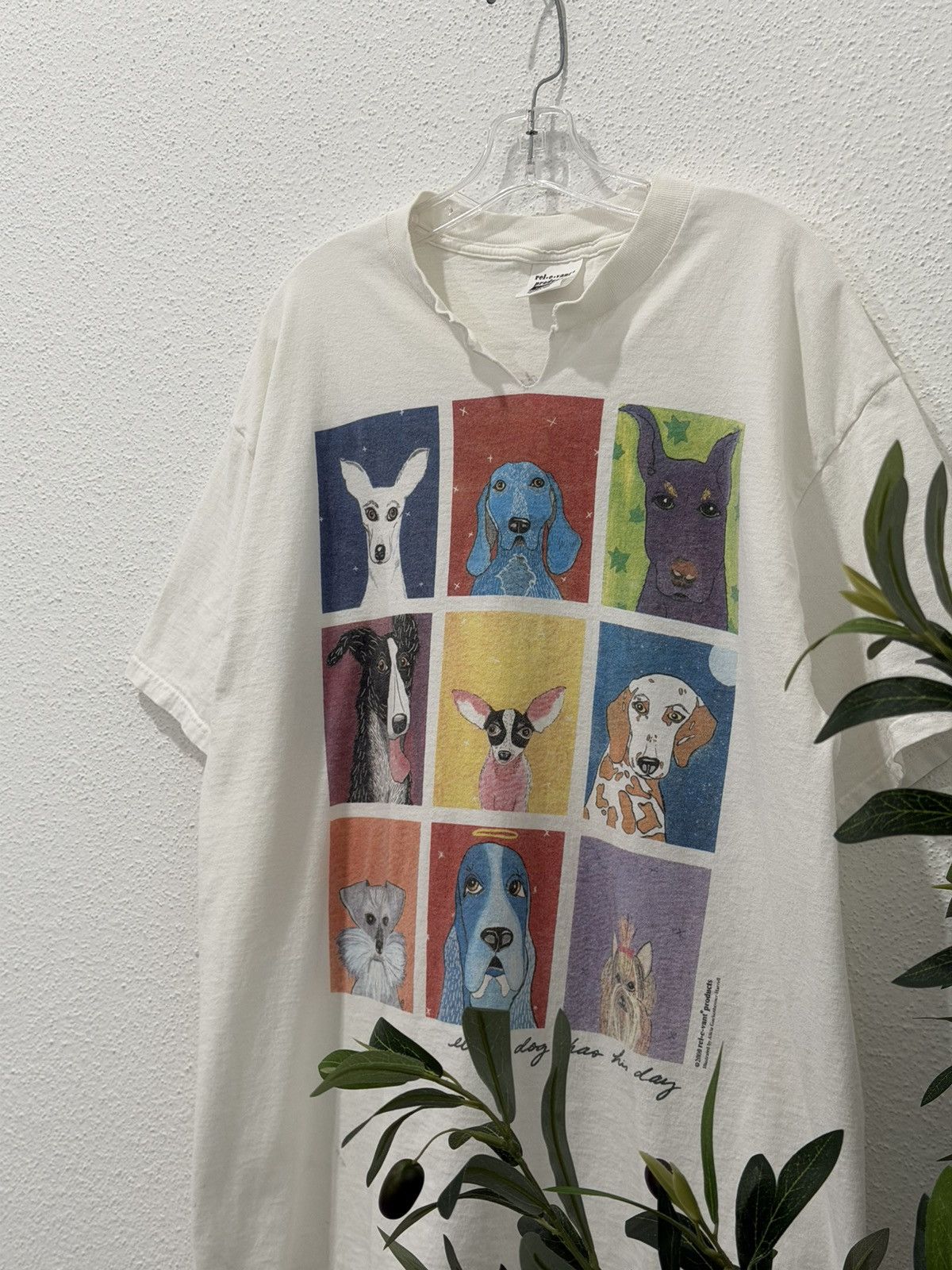 Vintage Vintage 2000 Rel-e-vant Products “Every Dog Has His Day” Art Size US XL / EU 56 / 4 - 3 Thumbnail