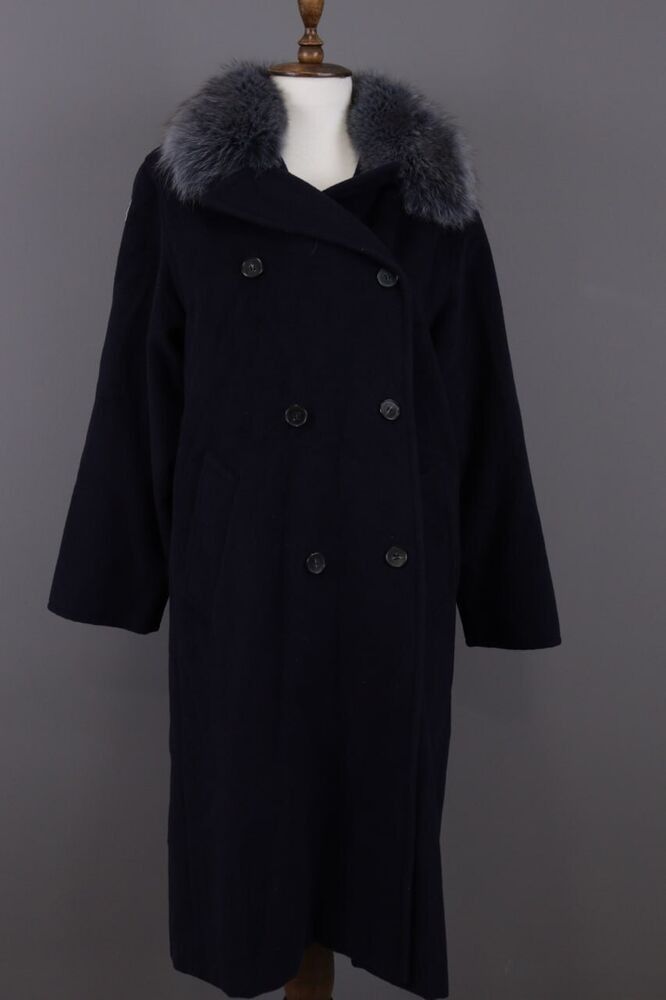 image of Avant Garde Max Mar Fur Coat in Black, Women's (Size Medium)