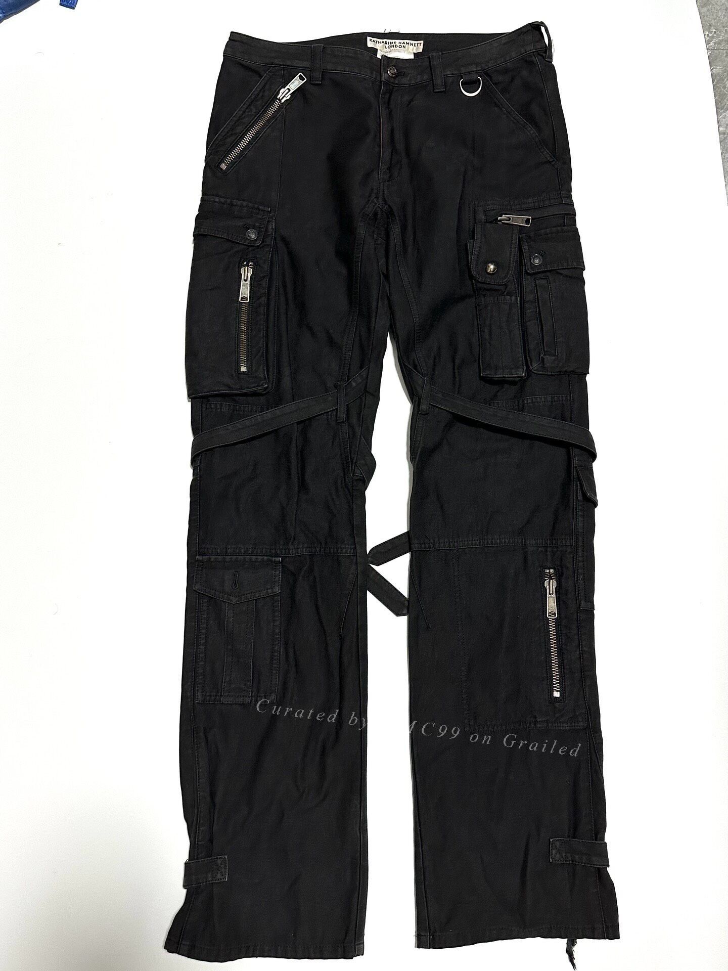Katharine Hamnett London Vintage Katharine Hamnett Mummy Strap Cargo Pants Size US 30 / EU 46 - 1 Thumbnail