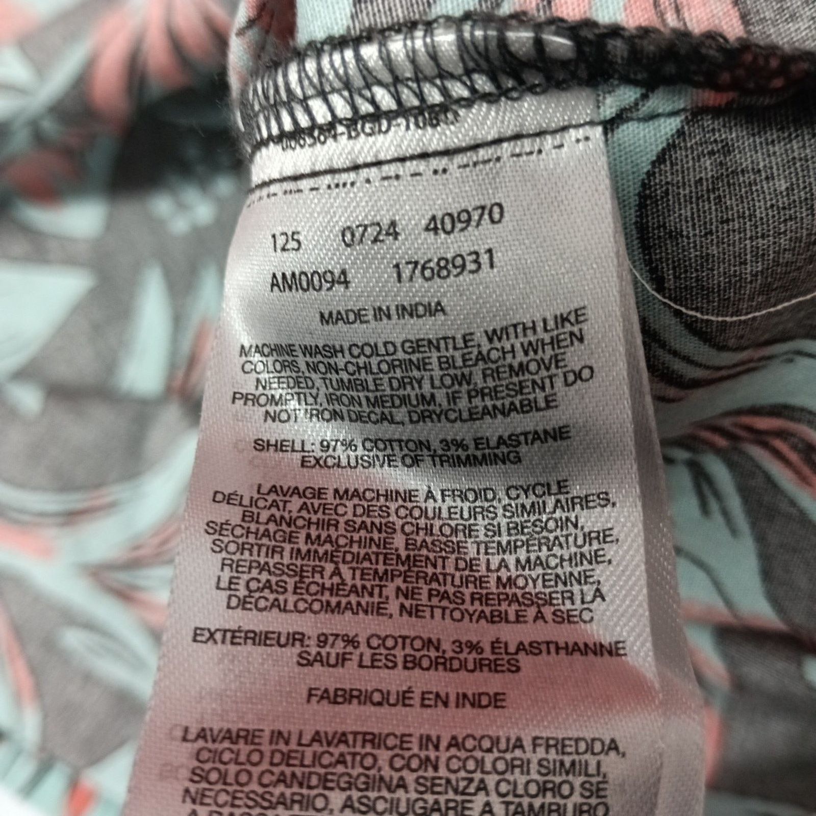 Columbia Columbia Rapid Rivers Floral Shirt Men's XL Black Multicolor Size US XL / EU 56 / 4 - 6 Thumbnail