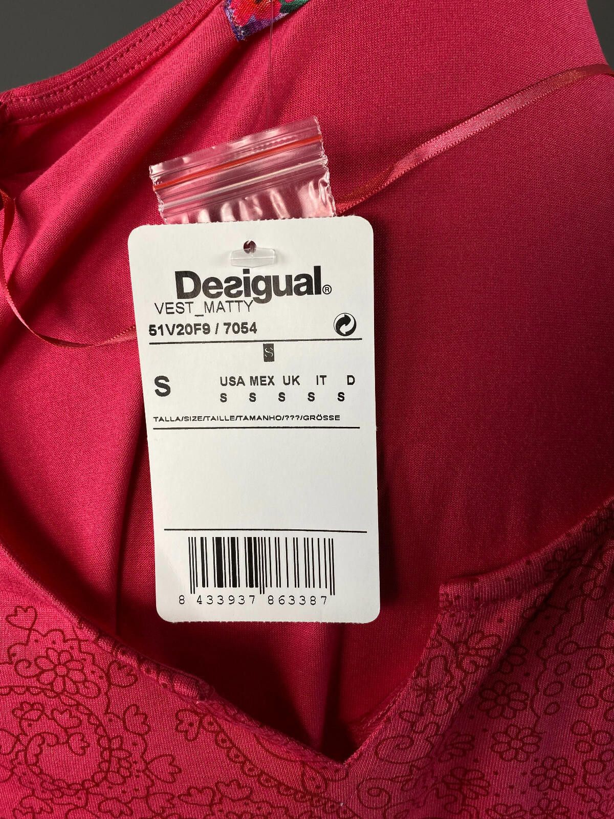 Desigual NWT Desigual Red Floral Belted A-Line Dress Size S Size S / US 4 / IT 40 - 8 Thumbnail