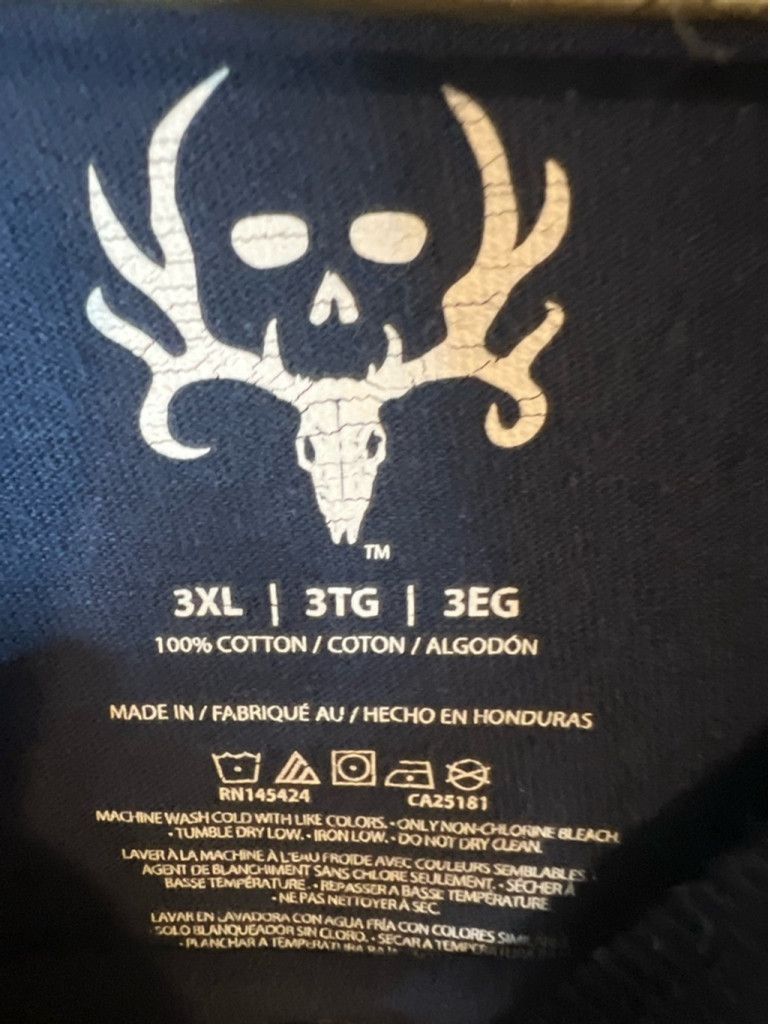 Other Men's Bone Collector Long Sleeve T-Shirt Size 3XL Navy Green Size US XL / EU 56 / 4 - 3 Thumbnail