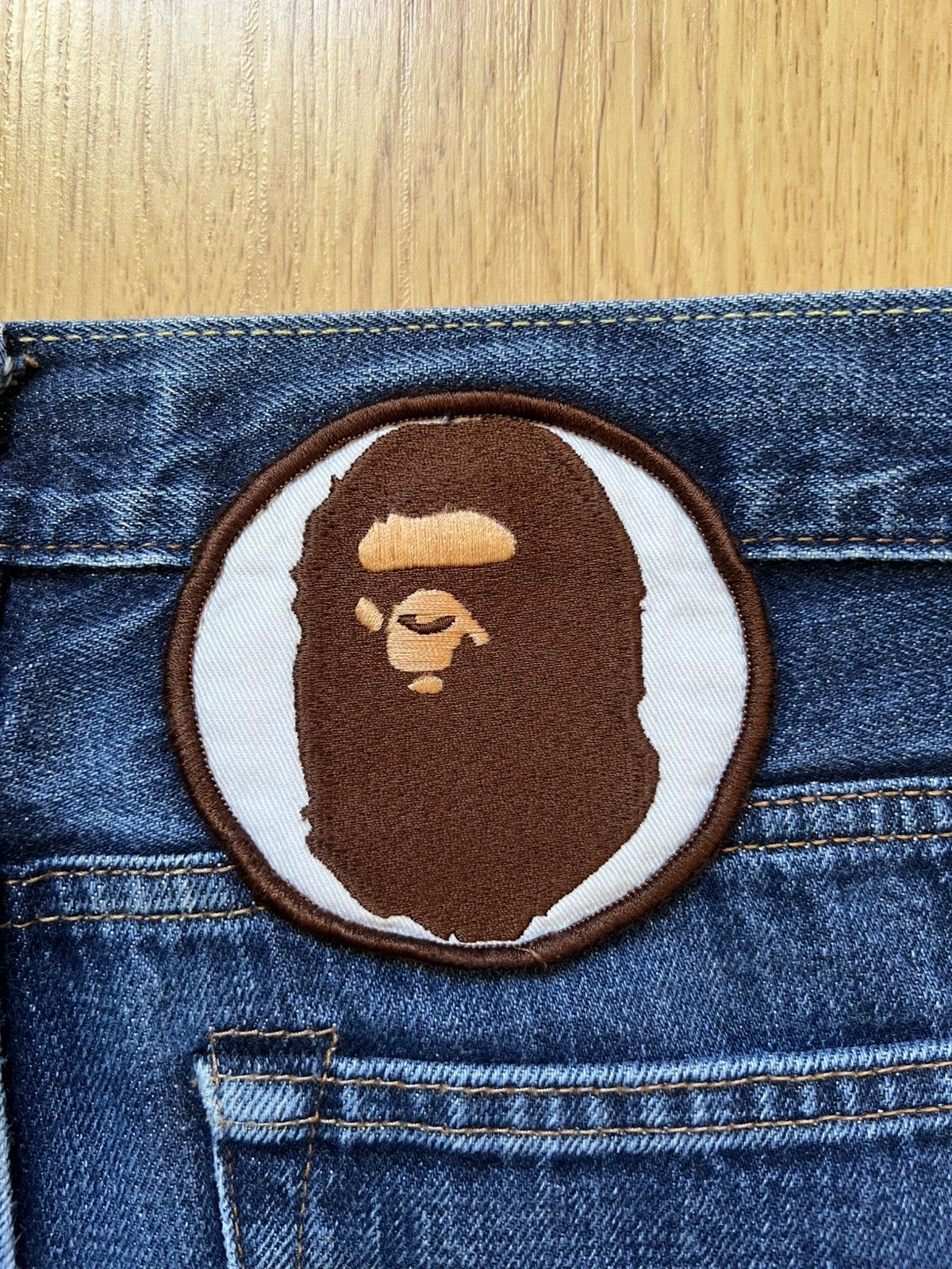 Bape BAPE 2008 Type-05 Slim Taper Jeans–S/Big Logo/Archive Rare Size US 30 / EU 46 - 4 Thumbnail