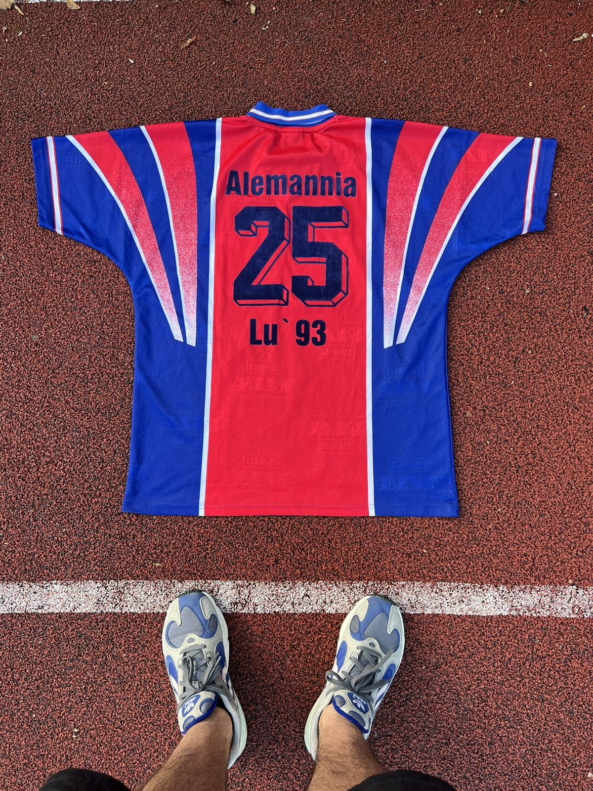 🩸RARE🩸Alemannia Jako Lu’ 93 Vintage Soccer Jersey