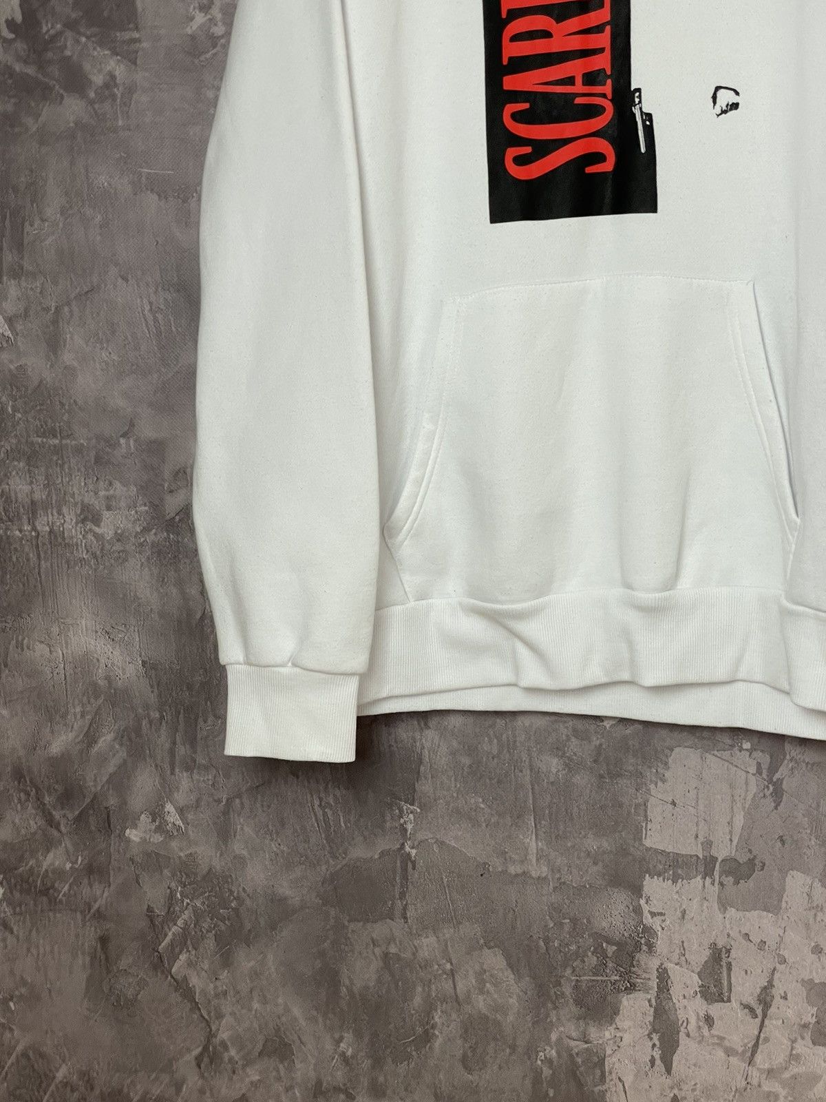 Vintage Vintage Scarface Hoodie Tony Montana Movie SCARFACE Big LOGO Size US XL / EU 56 / 4 - 5 Thumbnail