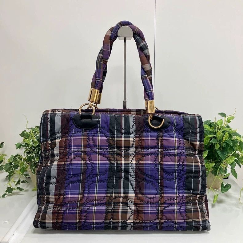 Vivienne Westwood Vivienne Westwood Classic purple plaid pirate embroidery s Size ONE SIZE - 3 Thumbnail