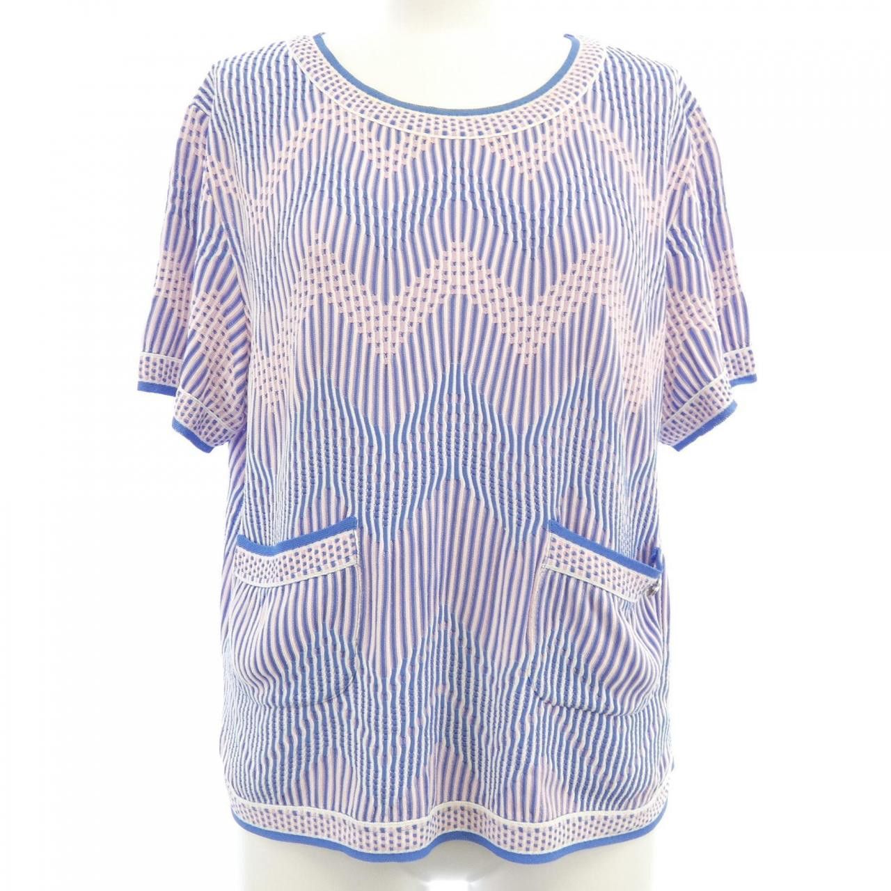 Chanel Chanel Chanel Top Cotton Tops P47955K06123 14P DUTY FREE for USA Size ONE SIZE - 1 Thumbnail