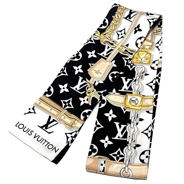 Louis Vuitton Louis Vuitton Louis Vuitton Silk Monogram Scarf M78656 Canvas Scarf M78656 in Good Condition Size ONE SIZE - 1 Thumbnail