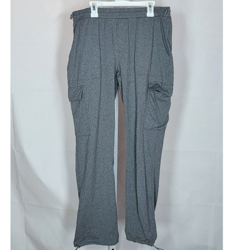 Other No Comment Gray Stretch Cargo Jogger Pants - Size Large Size 34" / US 12 / IT 48 - 2 Thumbnail