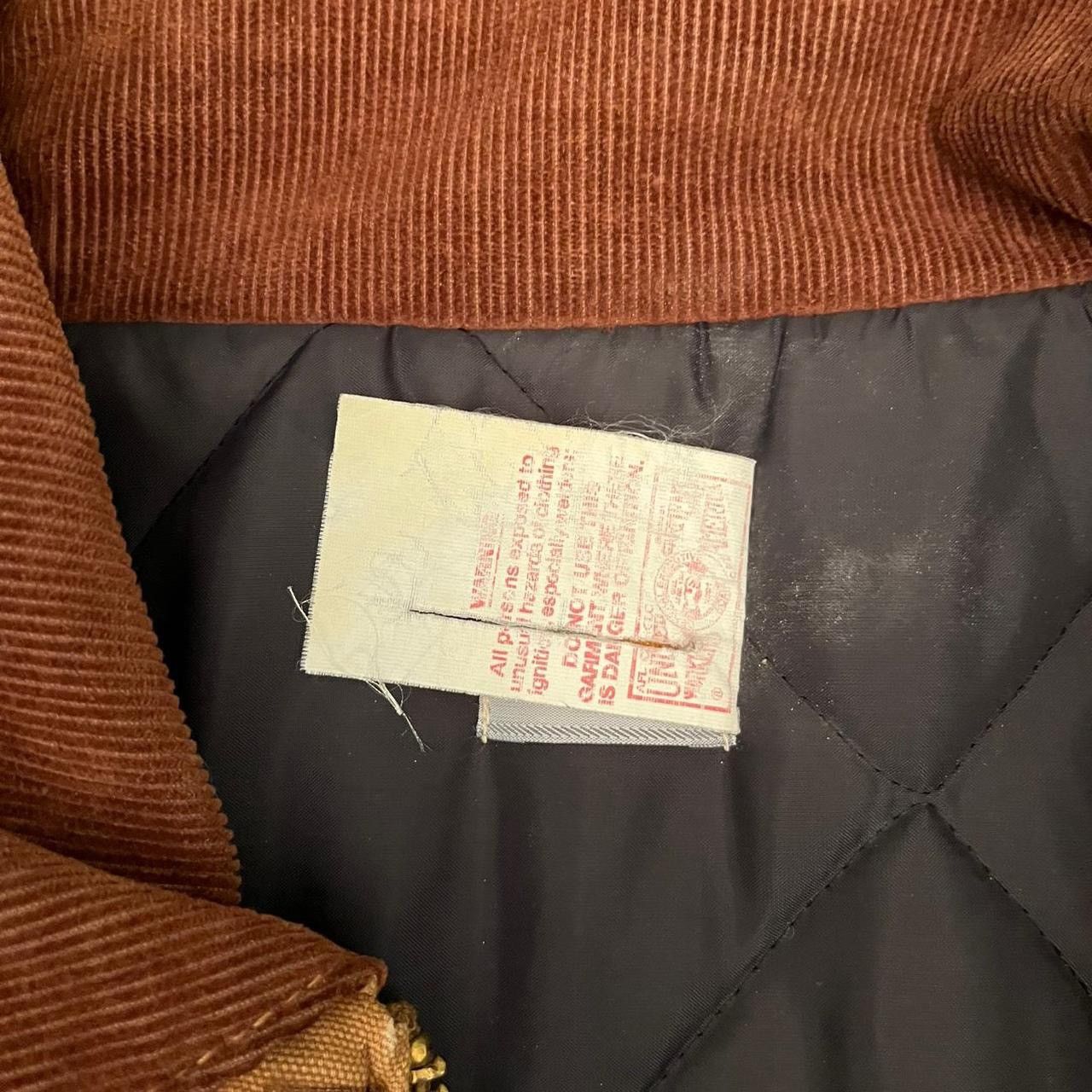 Carhartt 90s Brown Carhartt Arttic Jacket CQ186 / Union MADE Size US L / EU 52-54 / 3 - 5 Thumbnail