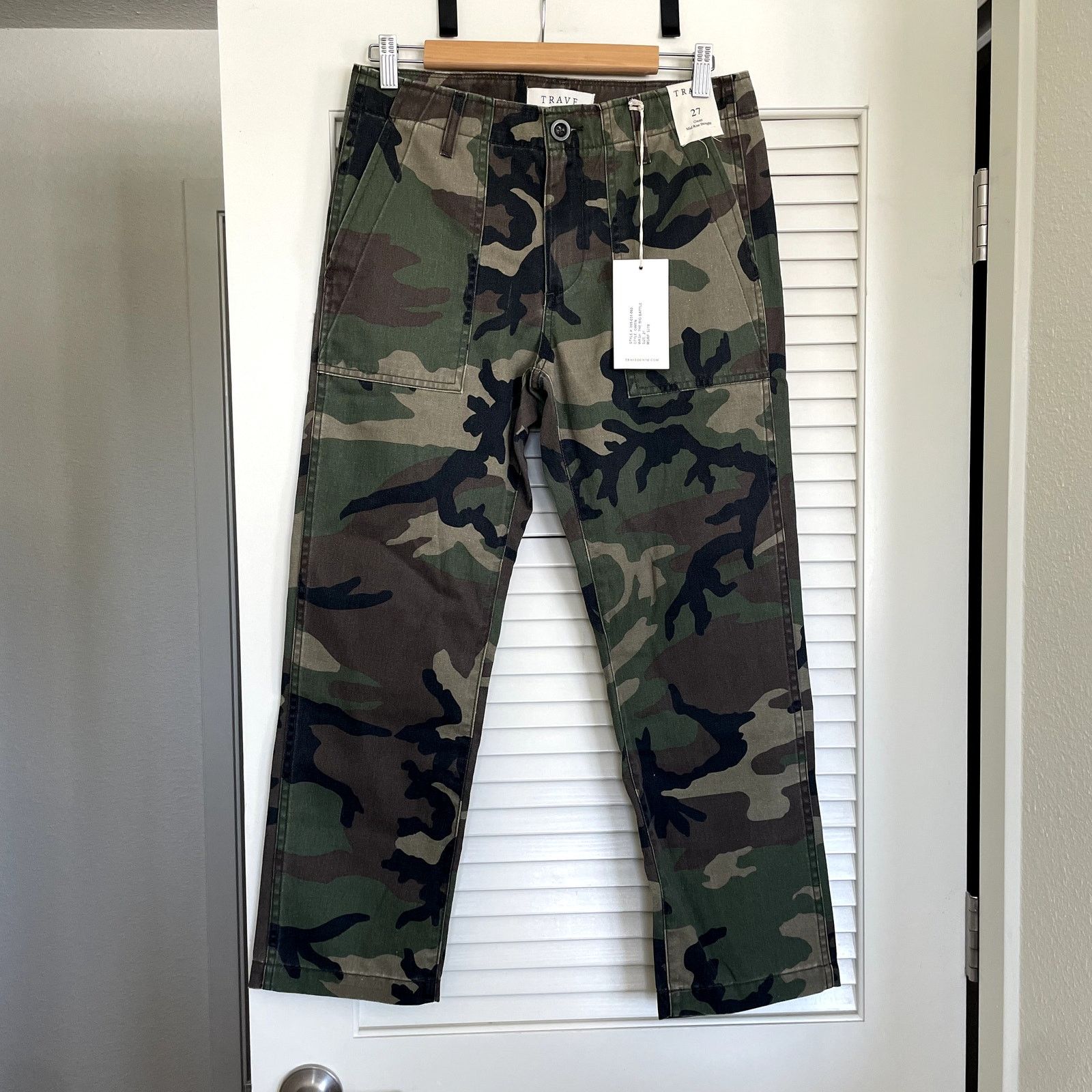 Other NWT Trave $278 Gwen The Big Battle Camo Pants 27 Deadstock Size 27" / US 4 / IT 40 - 2 Thumbnail
