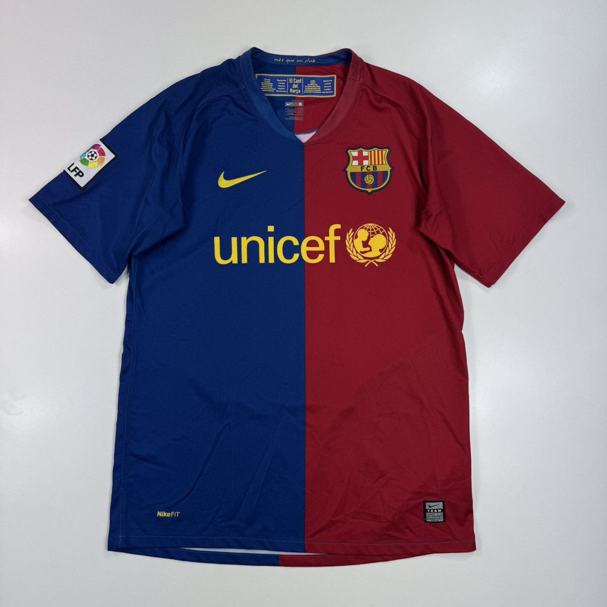 FC Barcelona 2008/09 #10 Messi Nike Home Kit Soccer Jersey