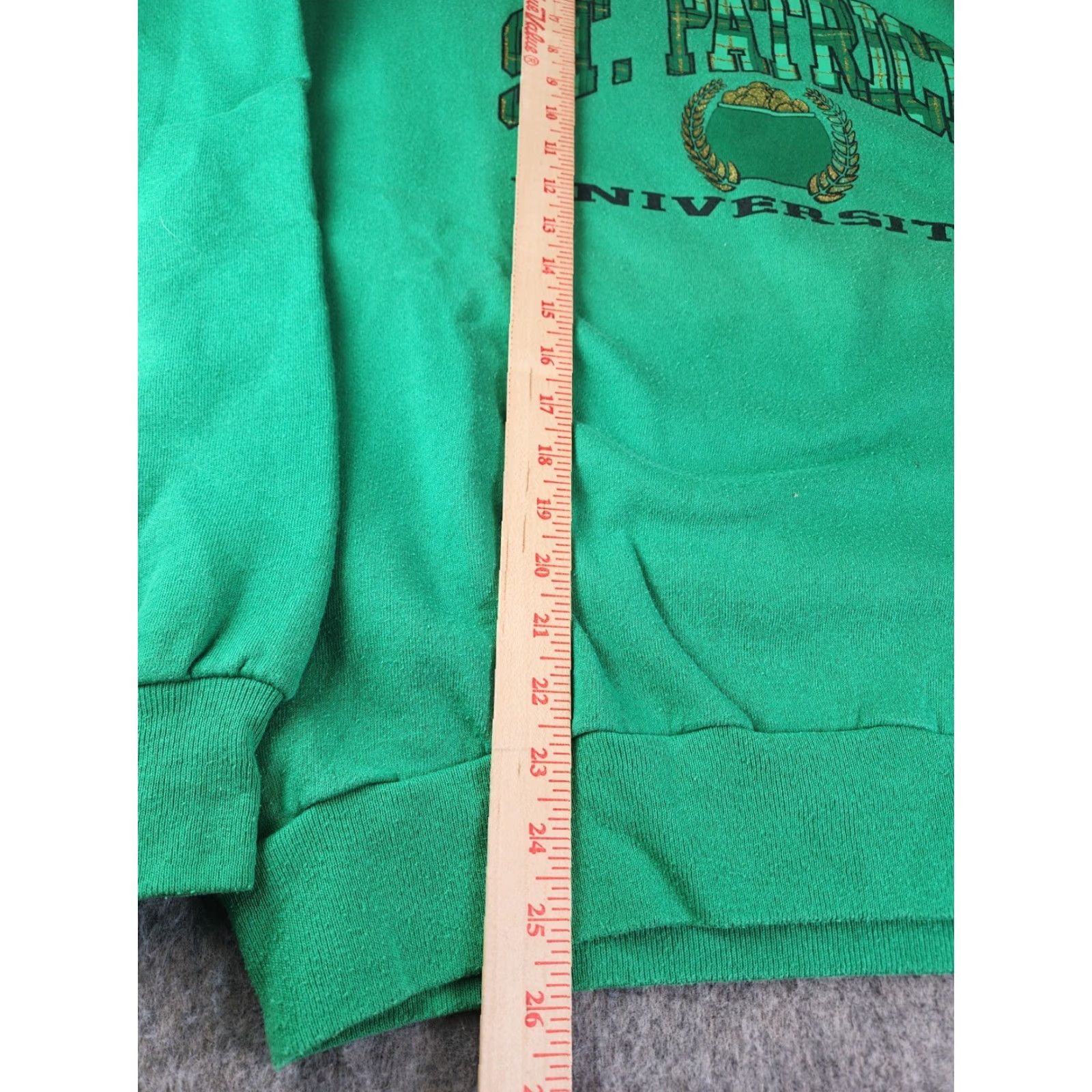 Jerzees VINTAGE Jerzees Sweatshirt USA St. Patrick Green L Mens Pullover Size Large Size US L / EU 52-54 / 3 - 6 Thumbnail