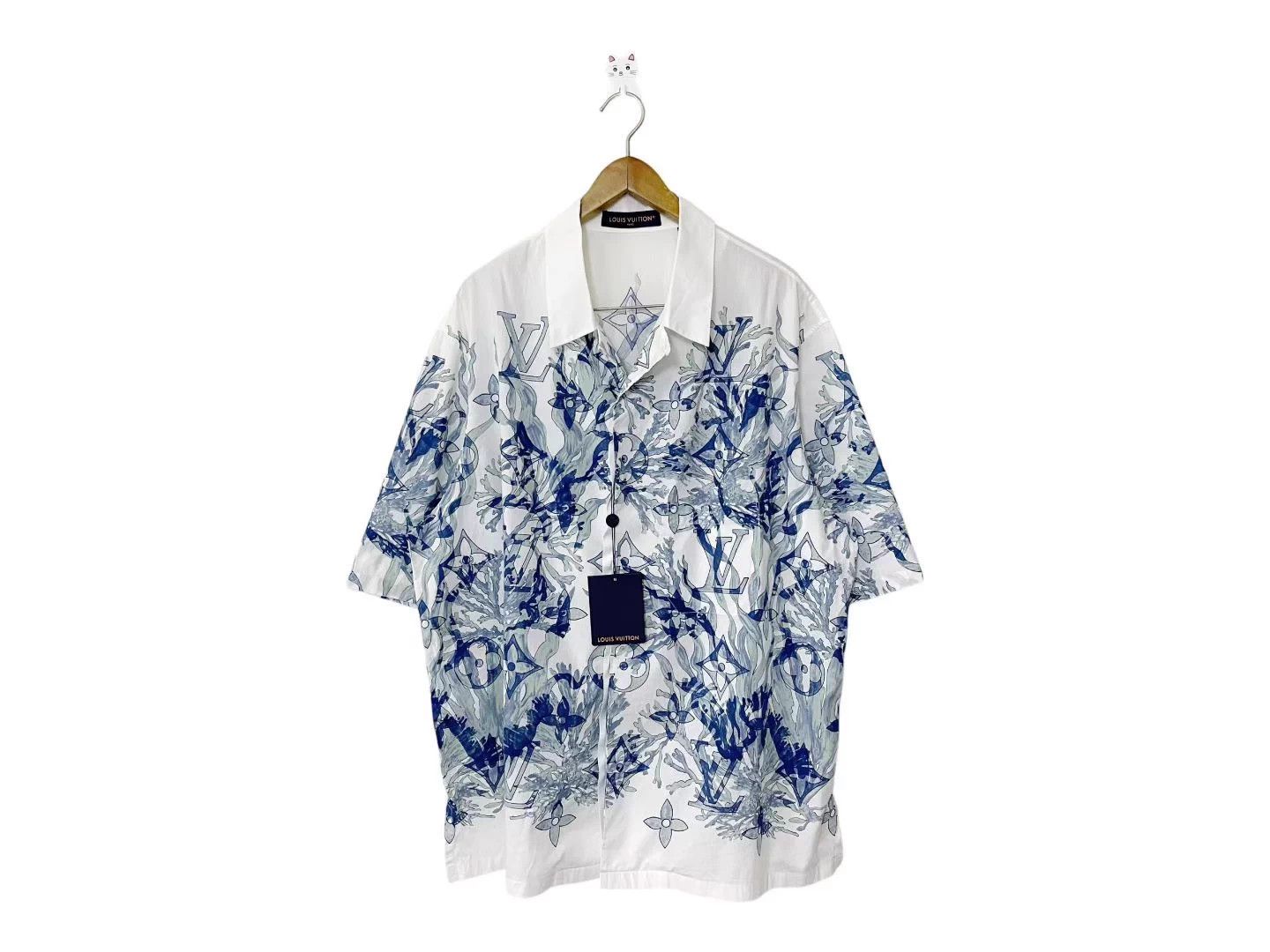 Louis Vuitton LV Monogram Seaweed Short-Sleeve Shirt Size US XXL / EU 58 / 5 - 1 Thumbnail