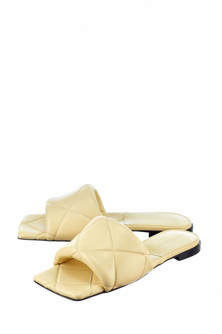 Bottega Veneta o1bcso1str0924 Lido Sandals in Ivory Size US 4.5 / IT 34.5 - 2 Thumbnail