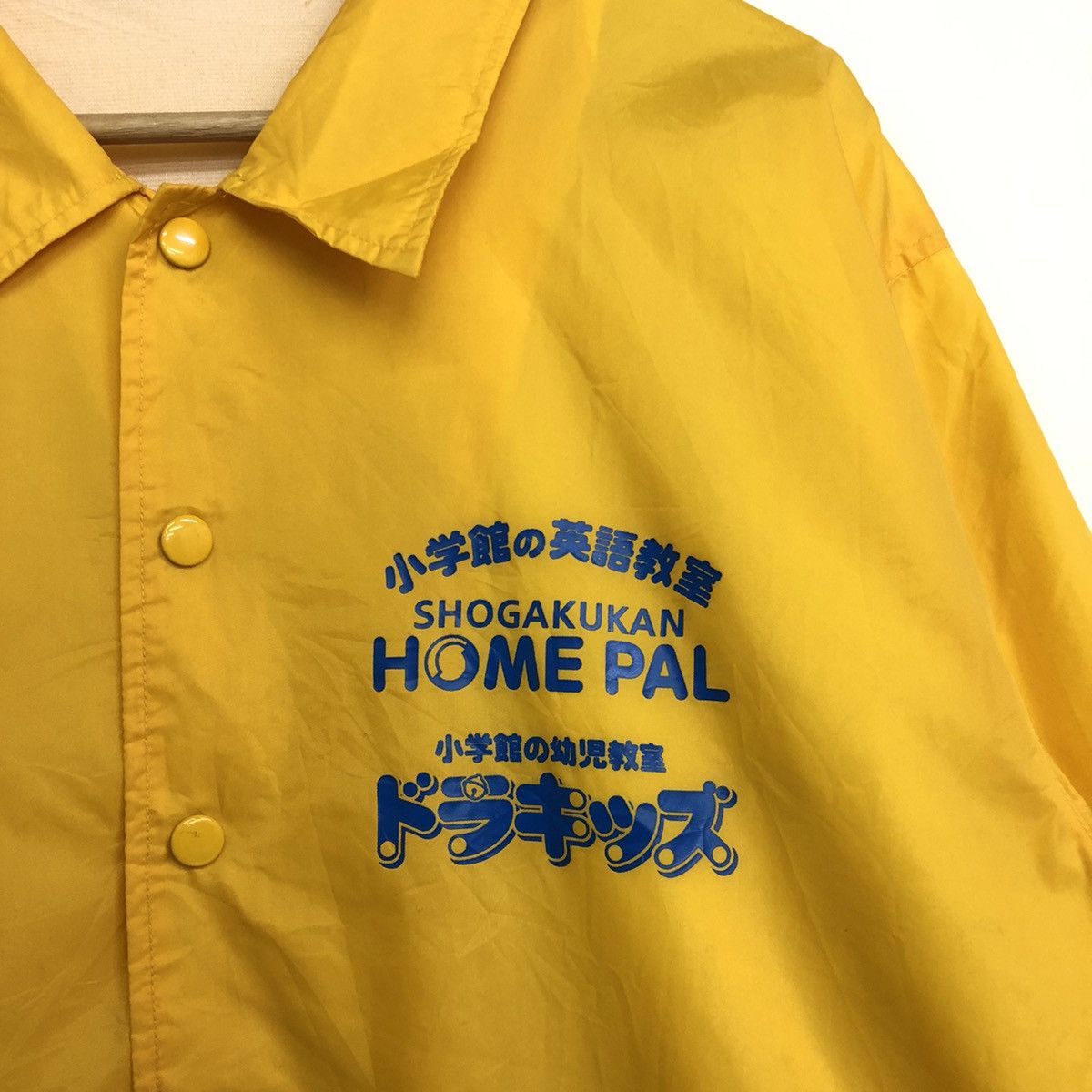Anime × Japanese Brand Doraemon Coach Jacket Shokakugan English Class Size US L / EU 52-54 / 3 - 4 Thumbnail