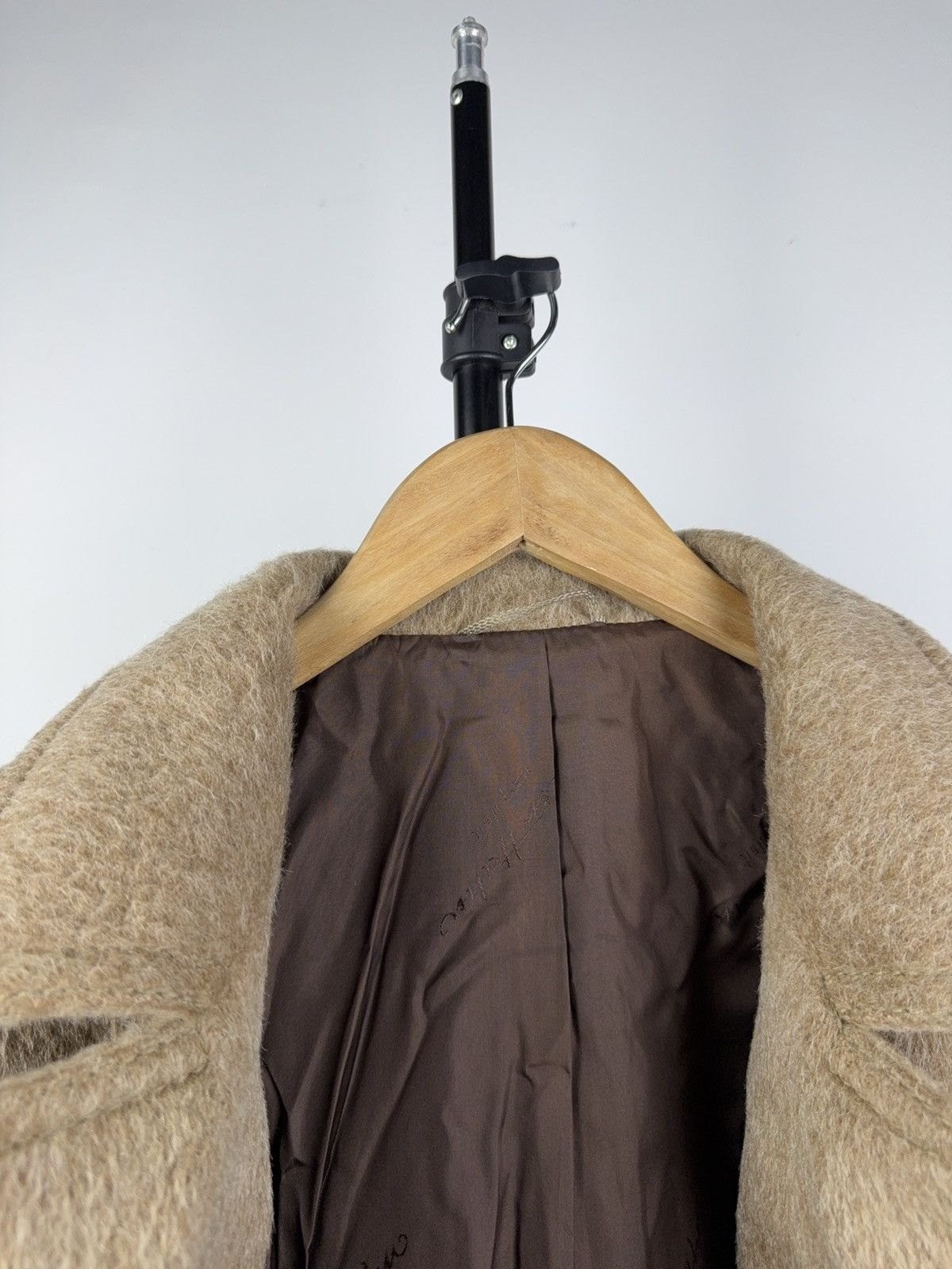 Hysteric Glamour × Vintage Vintage 90s Archive 100% Lama Wool Coat Y2K Size L / US 10 / IT 46 - 6 Thumbnail
