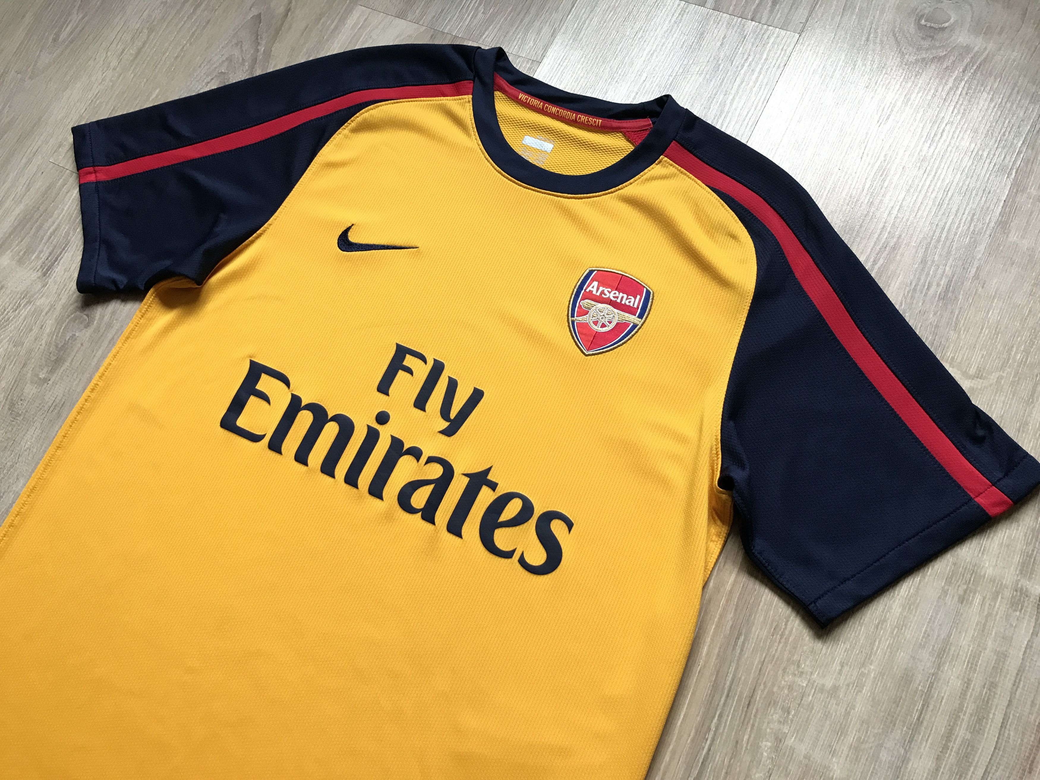 Nike × Vintage Vintage Nike Arsenal Away Shirt 2008-2009 Size US M / EU 48-50 / 2 - 3 Thumbnail