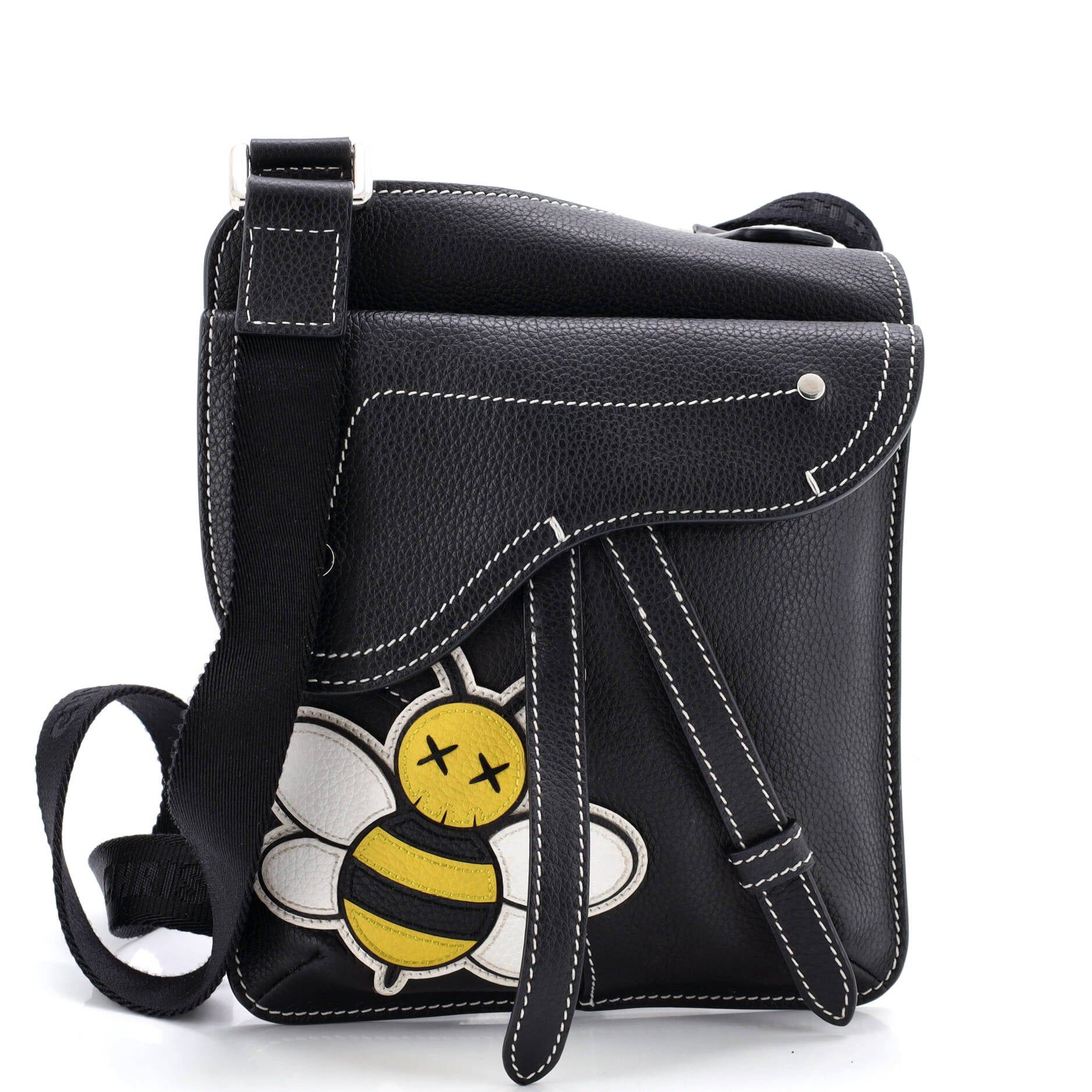 Dior KAWS Saddle Flat Messenger Bag Size ONE SIZE - 1 Thumbnail