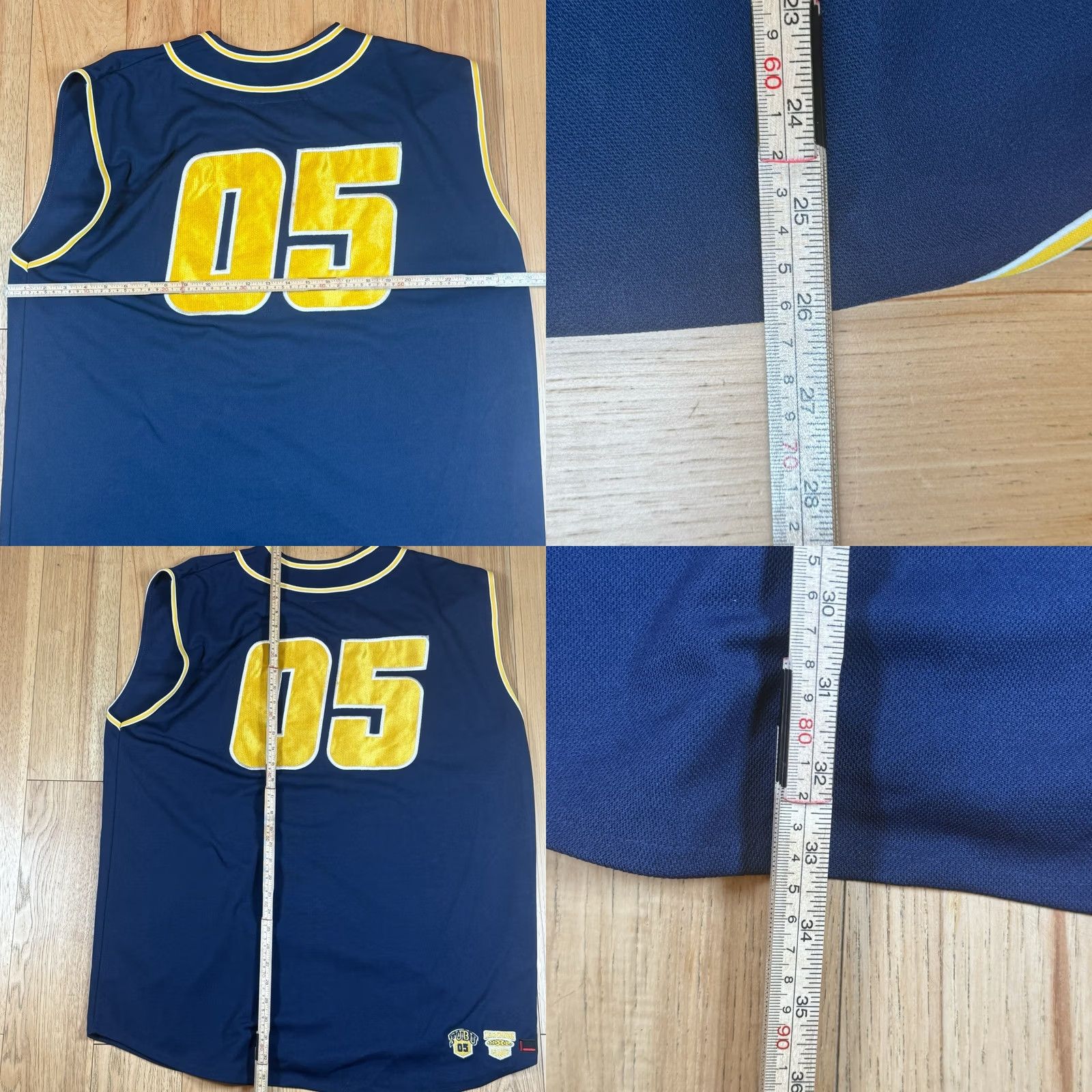 Fubu VINTAGE FUBU Baseball Jersey Shirt XL Mens Blue Button 05 Sports Collection Y2K Size US XL / EU 56 / 4 - 8 Thumbnail
