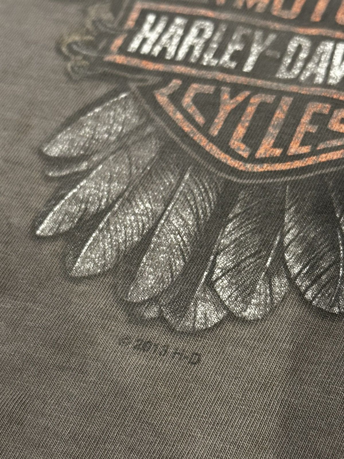 Harley Davidson 2013 Harley Davidson Faded “Born to ride, Forced To WorK” T Size US XXL / EU 58 / 5 - 8 Thumbnail