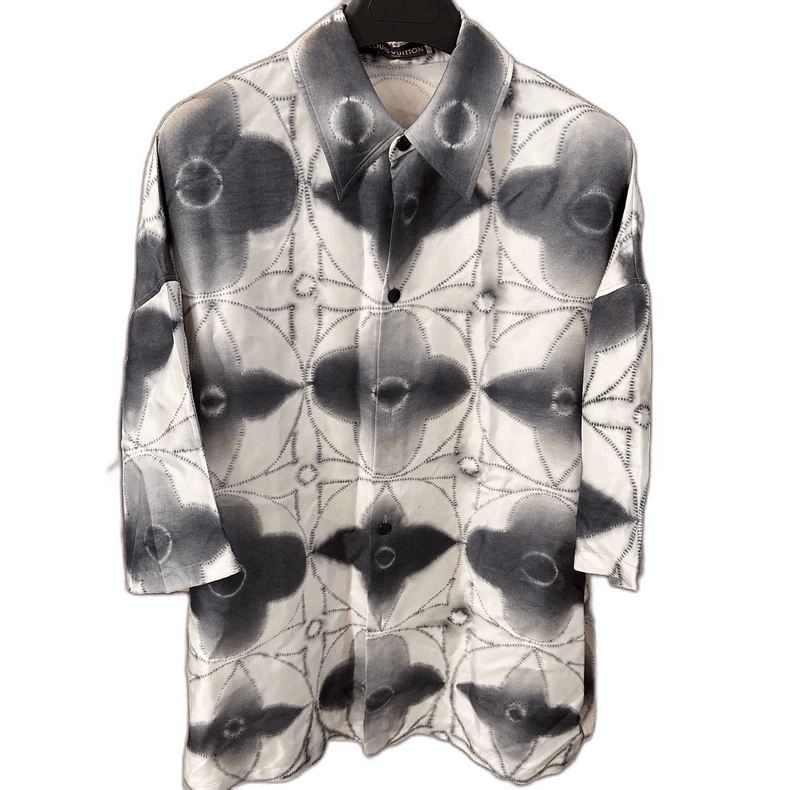 Louis Vuitton Louis Vuitton Silk Short Sleeve Shirt M Size Size US M / EU 48-50 / 2 - 1 Thumbnail