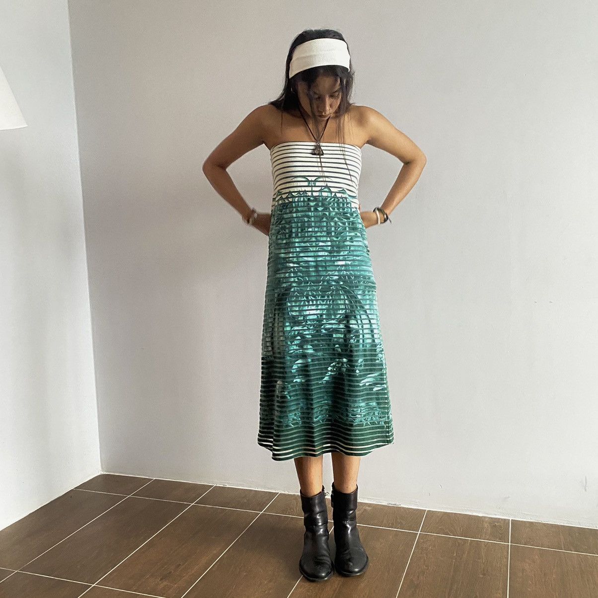 Jean Paul Gaultier SS2001 Jean Paul Gaultier Satan Maxi skirt Size 30" / US 8 / IT 44 - 1 Thumbnail