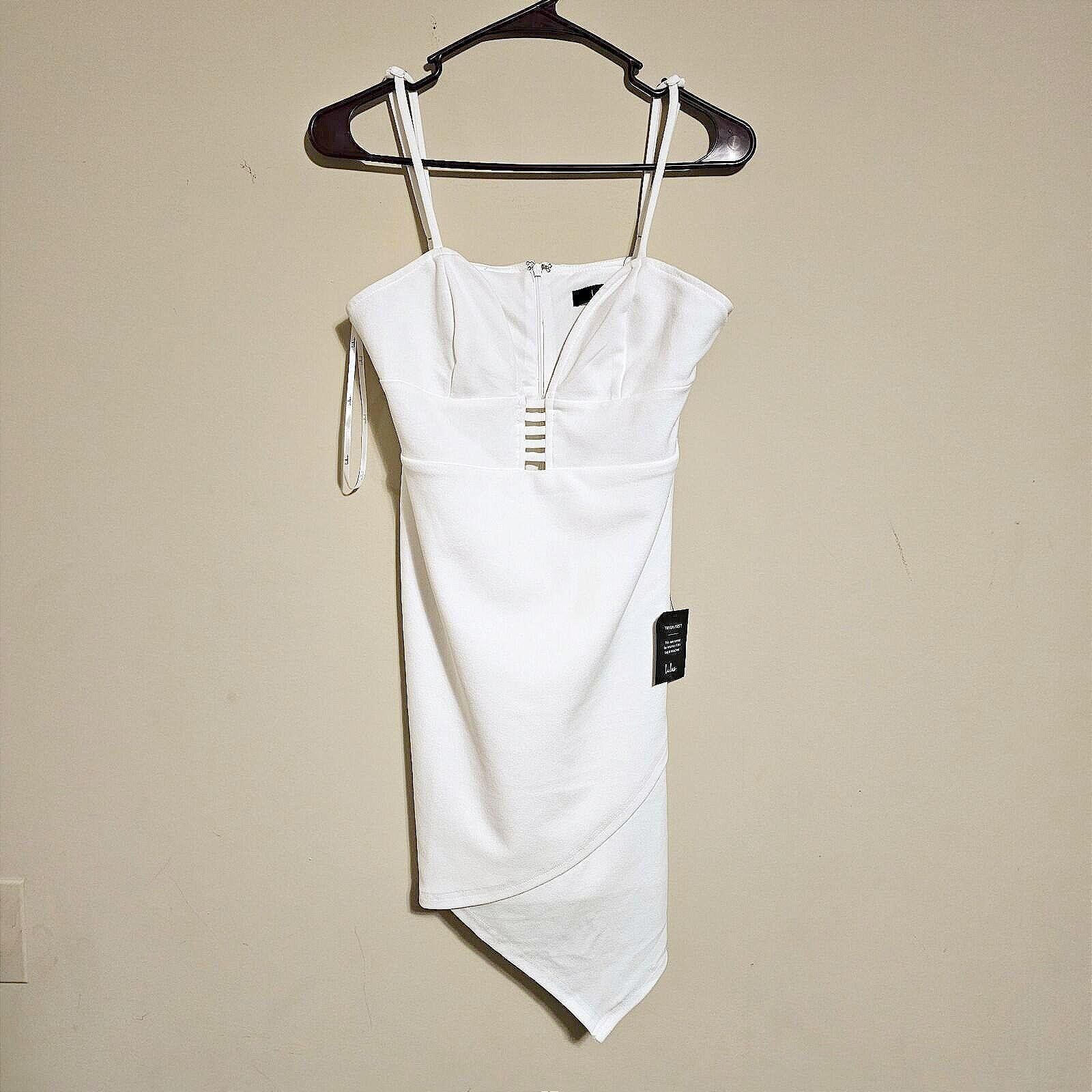 Lulus Lulus Party Spaghetti Strap Asymmetrical Mini Dress sz M Size M / US 6-8 / IT 42-44 - 1 Thumbnail