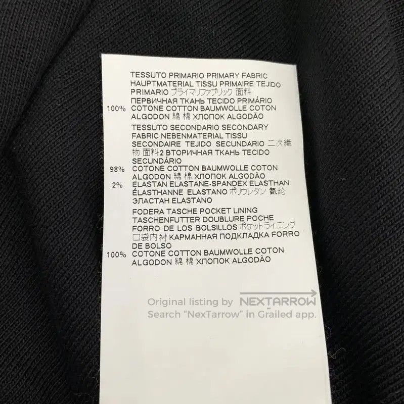 Maison Margiela Maison Margiela Black Cotton Casual Pants . Size 23" - 7 Thumbnail