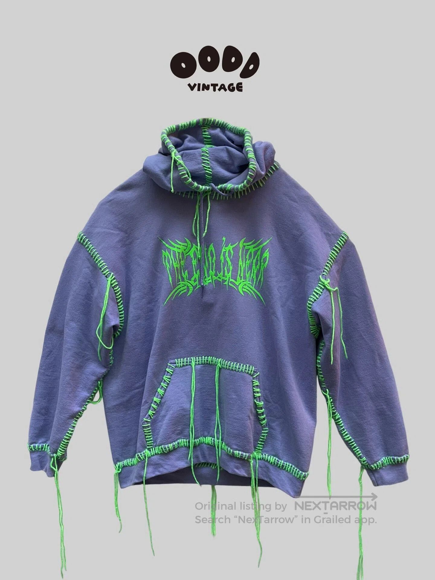 Japanese Brand TEIN Clothing Embroidered Hoodie. Size US M / EU 48-50 / 2 - 1 Thumbnail