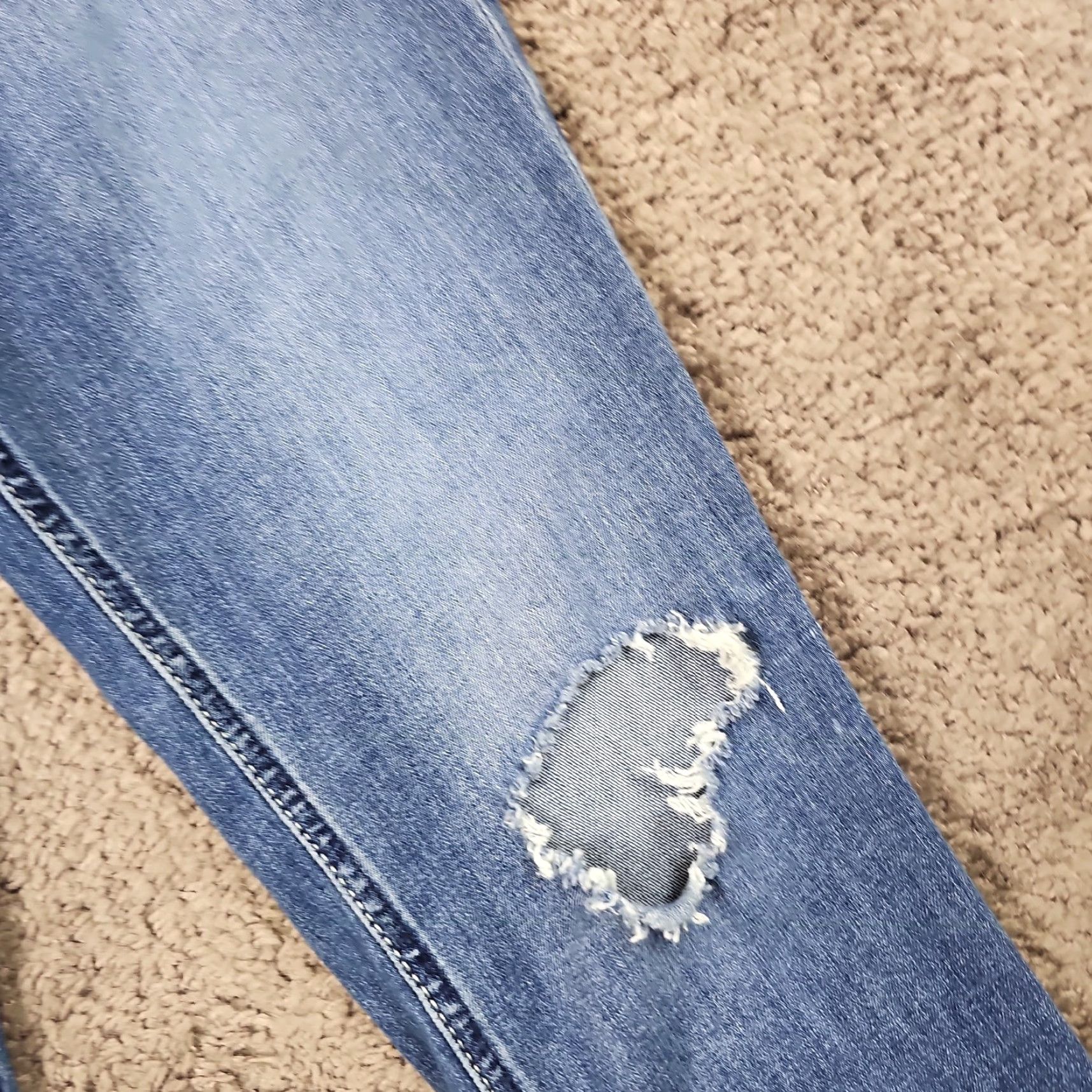 Silver Jeans Co. Silver Jeans Co Jeans Womens 27 Boyfriend Distressed Stretch Denim Casual 24x29 Blue Medium 90s? Wait not allowed. Size 27" / US 4 / IT 40 - 2 Thumbnail