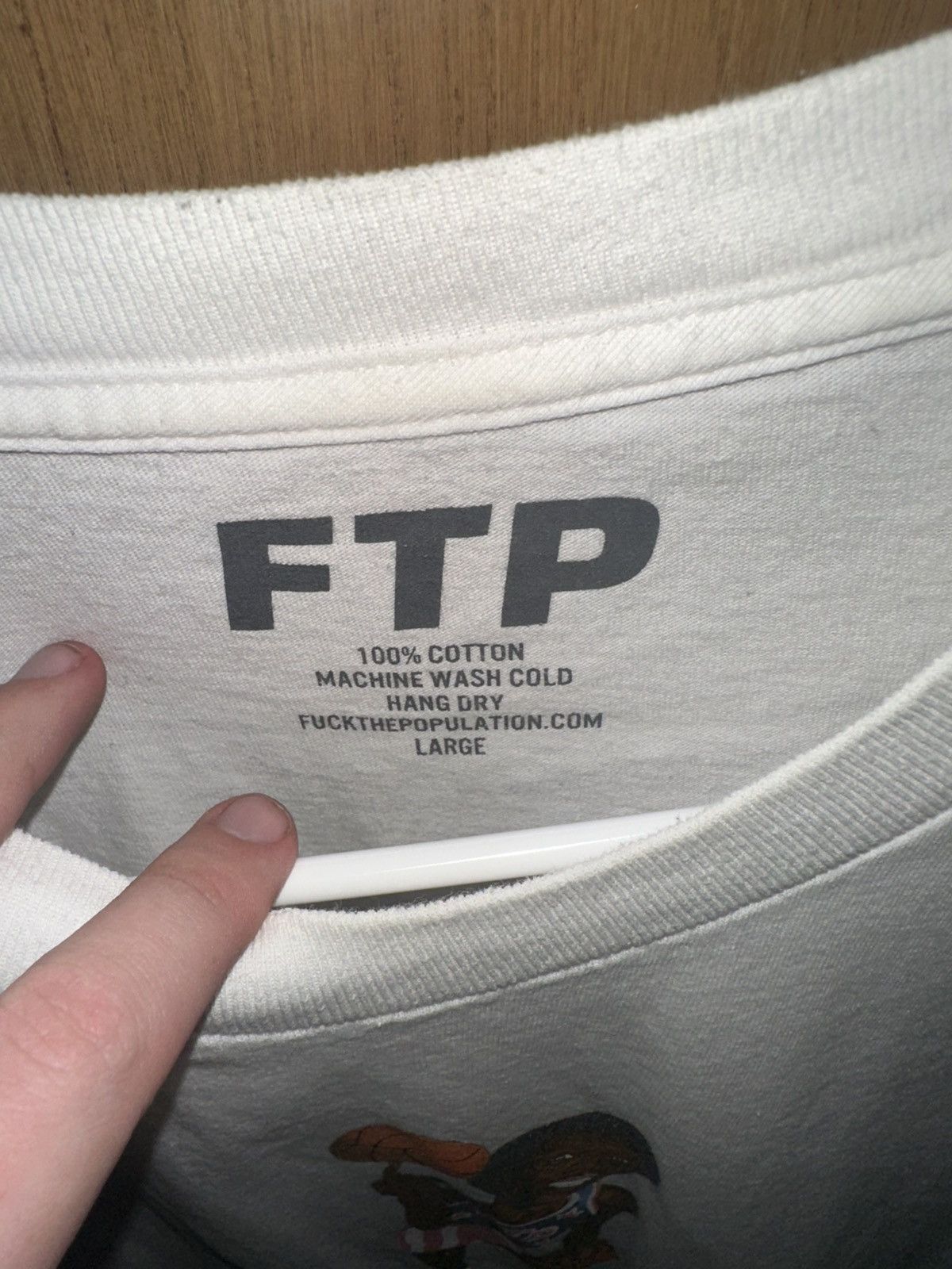 Fuck The Population FTP basketball T Shirt LARGE Size US L / EU 52-54 / 3 - 2 Thumbnail