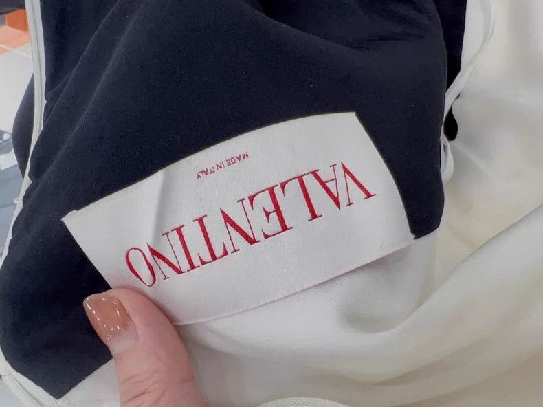 Valentino Valentino Black and white color-blocked bow dress Size S / US 4 / IT 40 - 7 Thumbnail