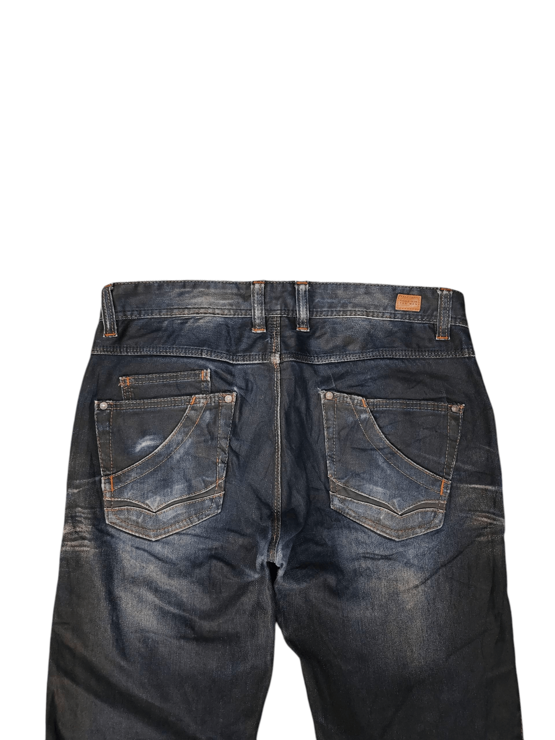 If Six Was Nine Flare Jeans Nicole Waxed Denim Bootcut Ifsixwasnine Lgb Size US 35 - 12 Thumbnail