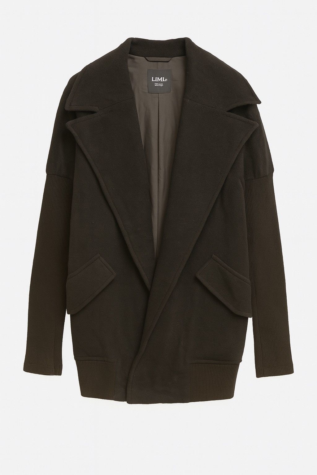 Yohji Yamamoto LIMI feu Japan Avant-Garde Draped Wool Jacket Made In Japan Size US S / EU 44-46 / 1 - 1 Thumbnail