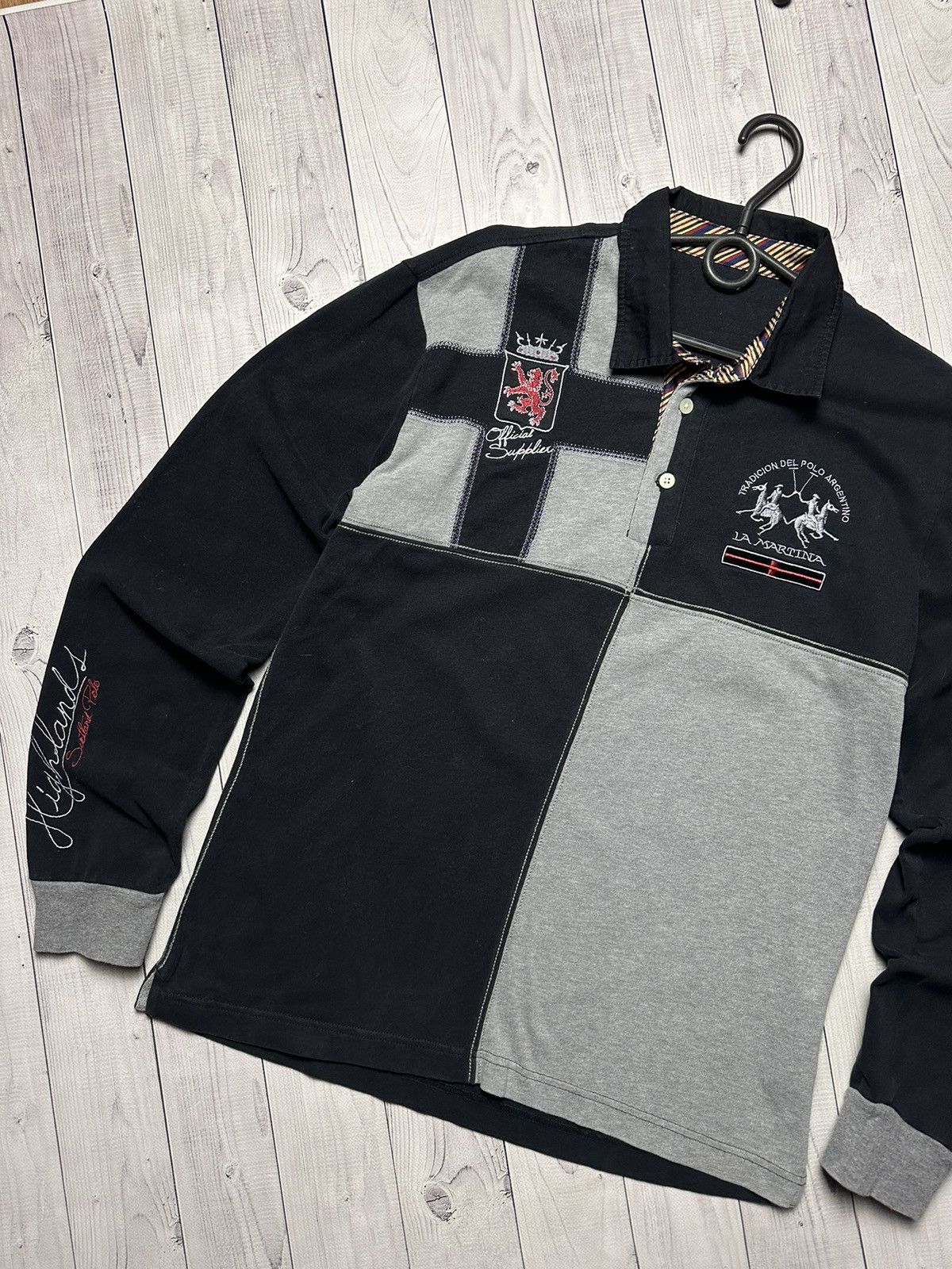 La Martina × Vintage Vintage L.A. Martina Scotland rugby jersey logo rare size M Size US M / EU 48-50 / 2 - 3 Thumbnail