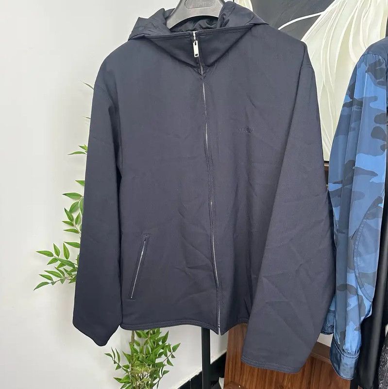 Valentino Valentino Long Sleeve Black Cotton Jacket 0089 Size US M / EU 48-50 / 2 - 1 Thumbnail