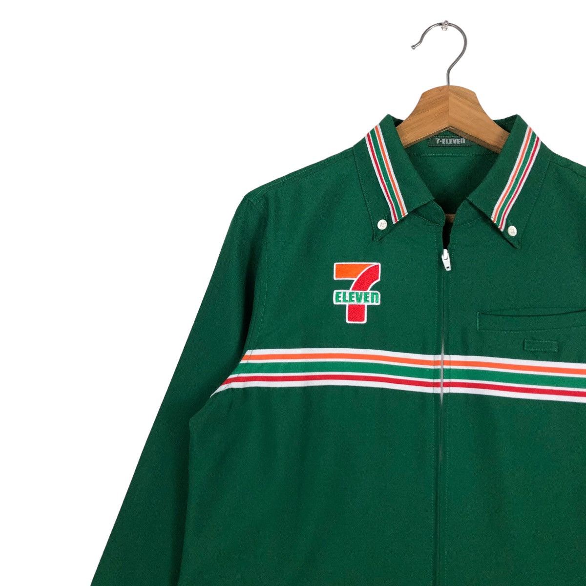 Japanese Brand 🔥Vintage Work Jacket 7-Eleven Big Logo Spell Out Size US M / EU 48-50 / 2 - 7 Thumbnail
