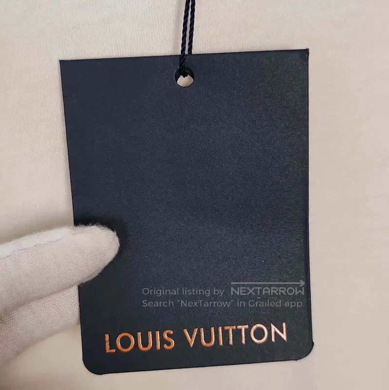 Louis Vuitton Louis Vuitton White Cotton Men's T-Shirt . Size US M / EU 48-50 / 2 - 3 Thumbnail
