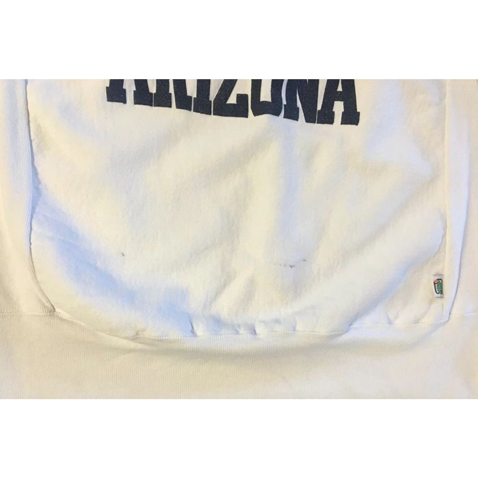 Vintage VINTAGE University of Arizona Faded Reverse Weave Sweatshirt S College Hoodie Men Small White 90s School PE Reversible Size US S / EU 44-46 / 1 - 3 Thumbnail