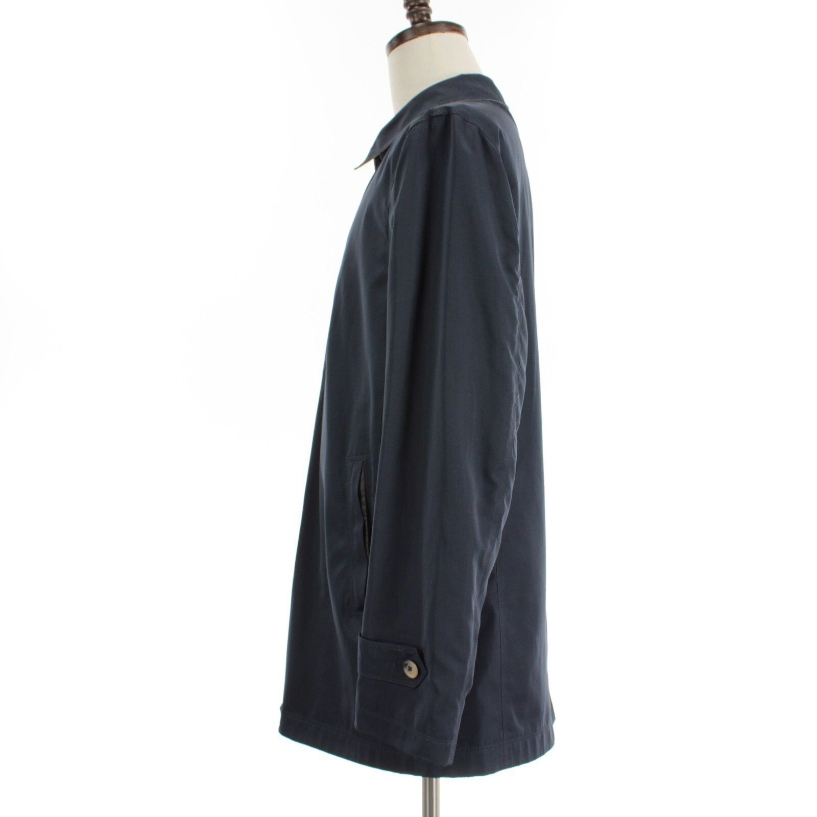 Canali Canali Coat Size L US In Blue Polyester Size US L / EU 52-54 / 3 - 6 Thumbnail