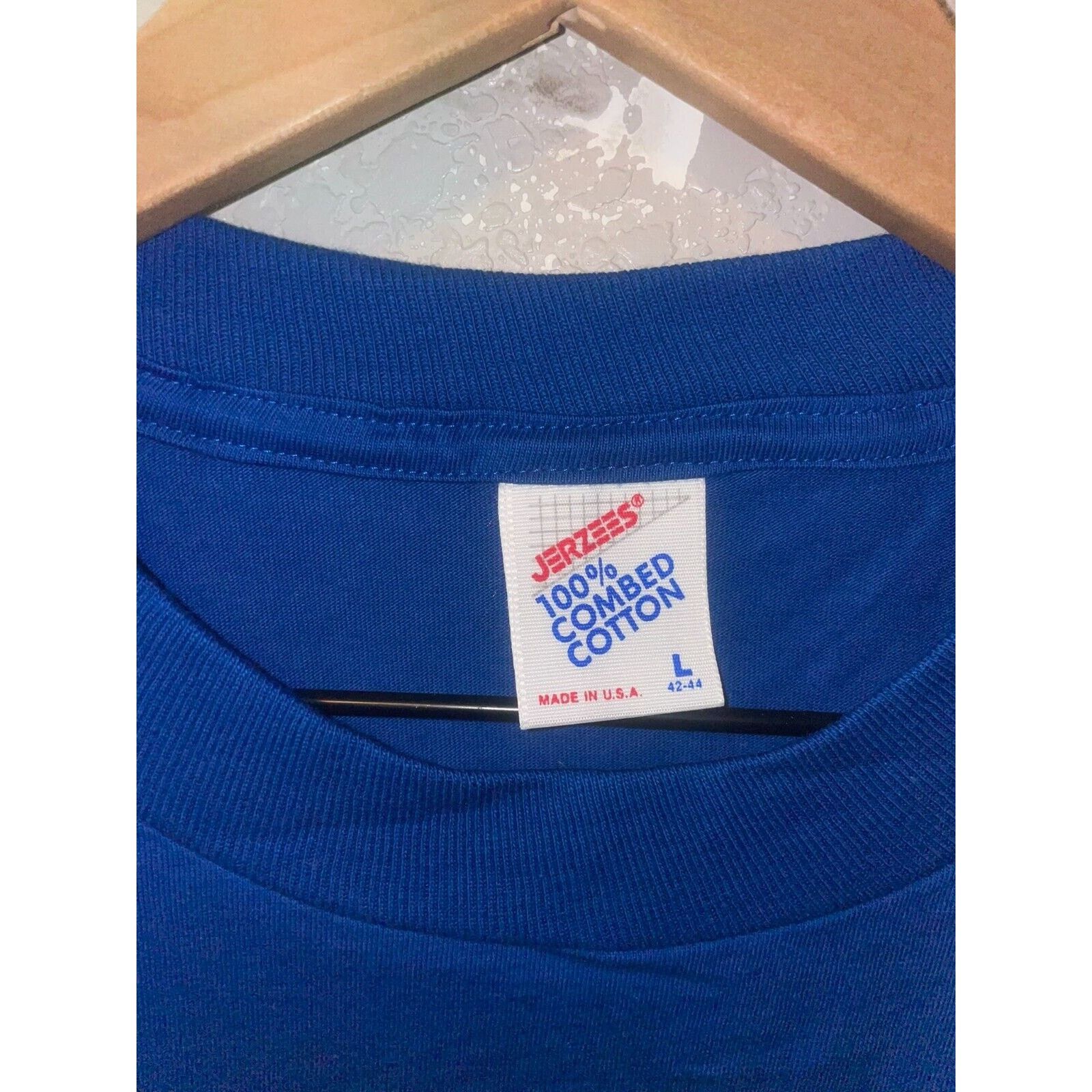 Jerzees Vintage Montana Shirt The Great Outdoors MT Blue Tee VTG 90s Size US L / EU 52-54 / 3 - 7 Thumbnail
