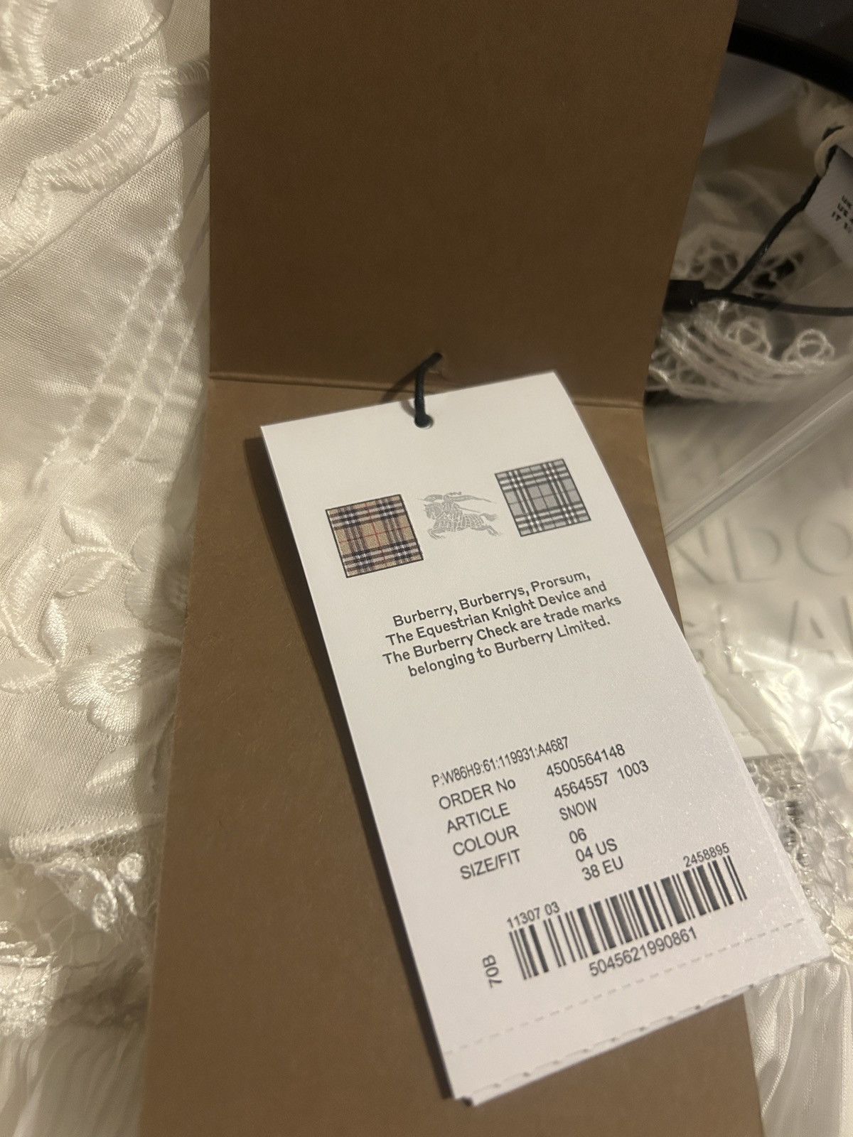 Burberry BURBERRY Appliquéd cutout cotton-voile and crocheted Dress Size S / US 4 / IT 40 - 6 Thumbnail