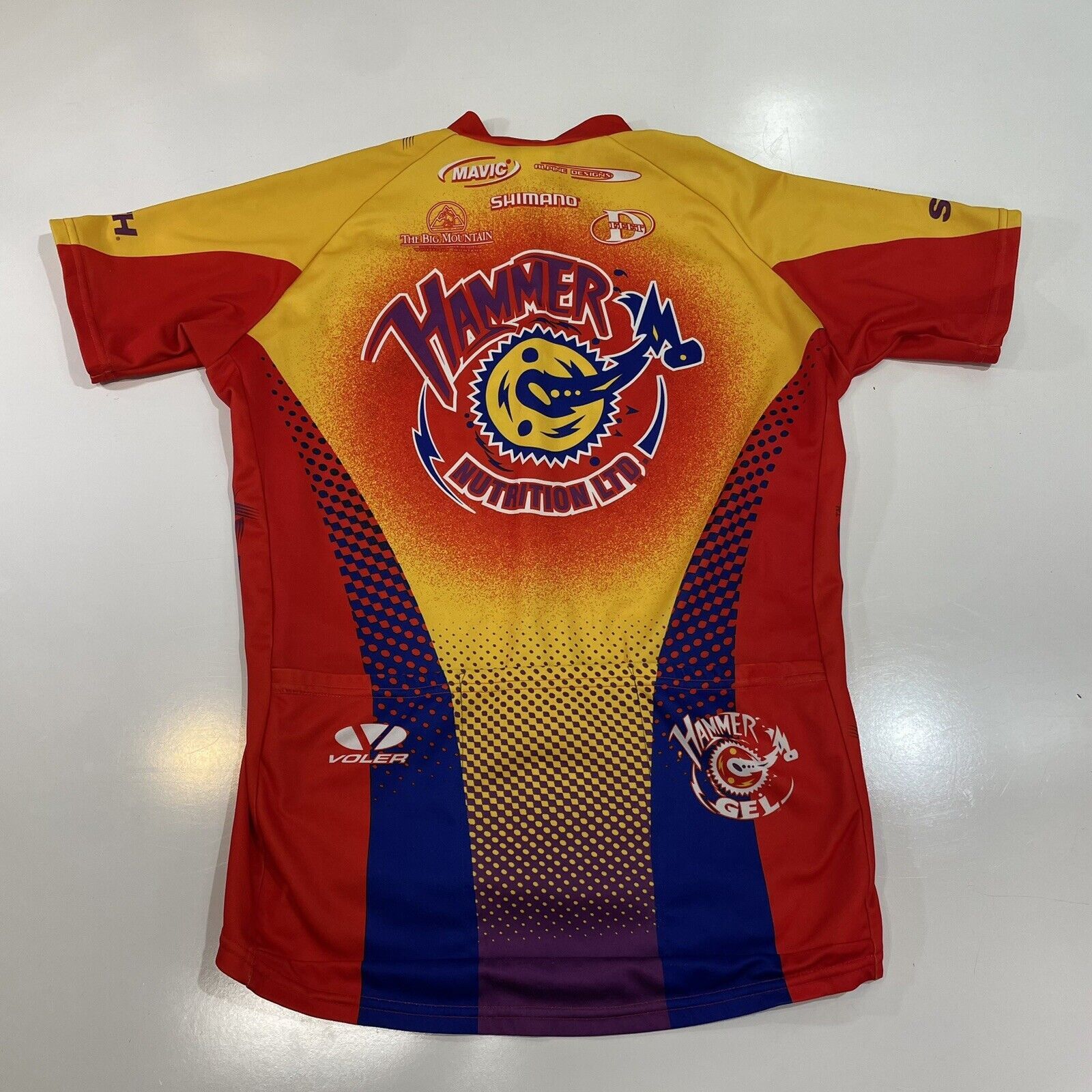 Other Voler Cycling Jersey Shirt Hammer Nutrition Blue Triathlon Size US L / EU 52-54 / 3 - 6 Thumbnail
