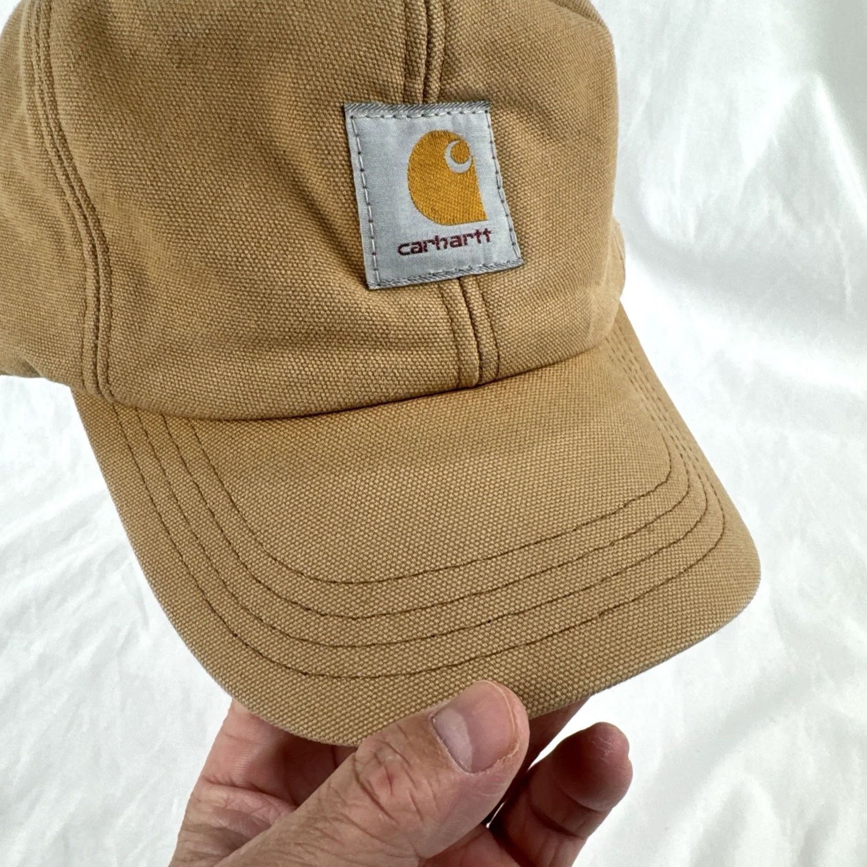 Carhartt VINTAGE Carhartt Duck Canvas Insulated Flap Hat USA Made Workwear 80s S Mens Brown Size ONE SIZE - 2 Thumbnail
